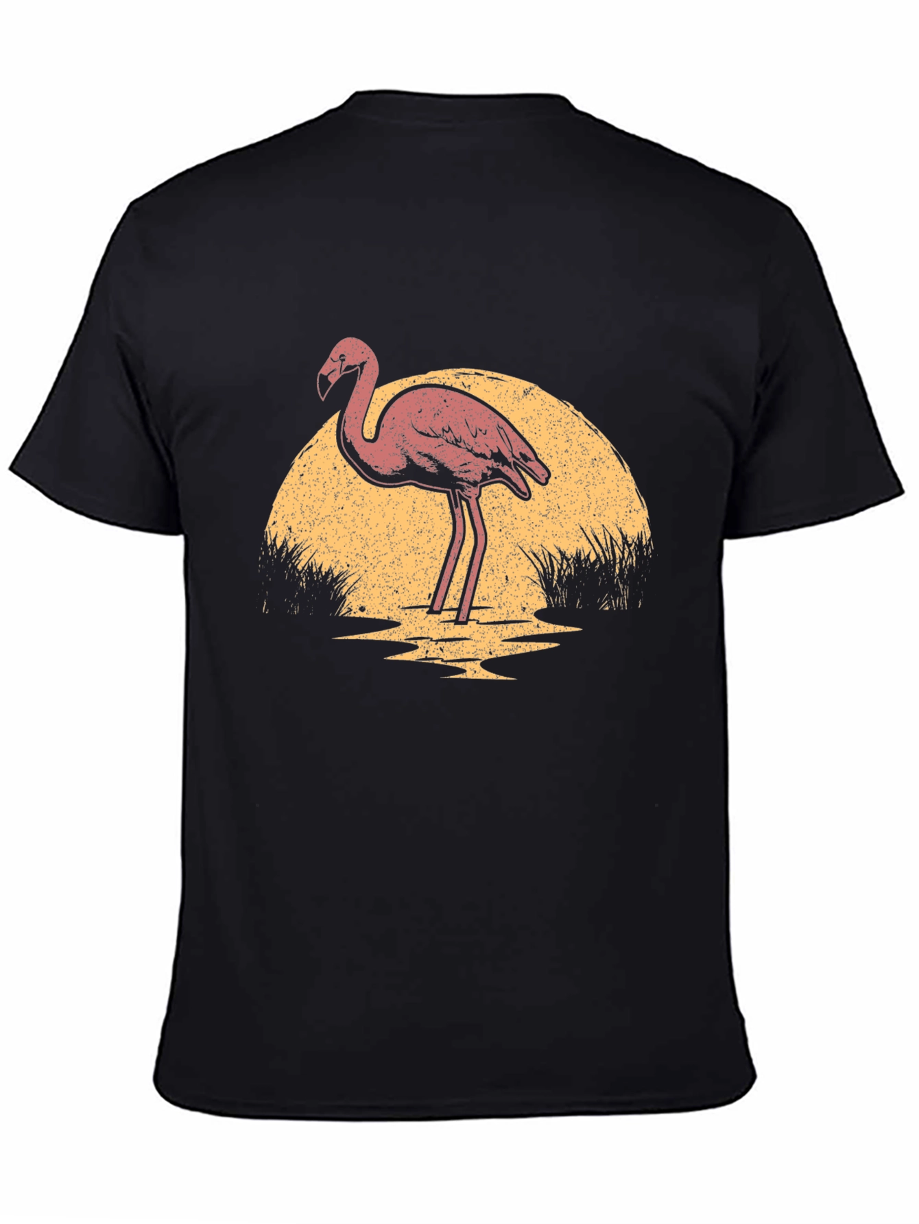 Flamingo Sunset Graphic T-Shirt