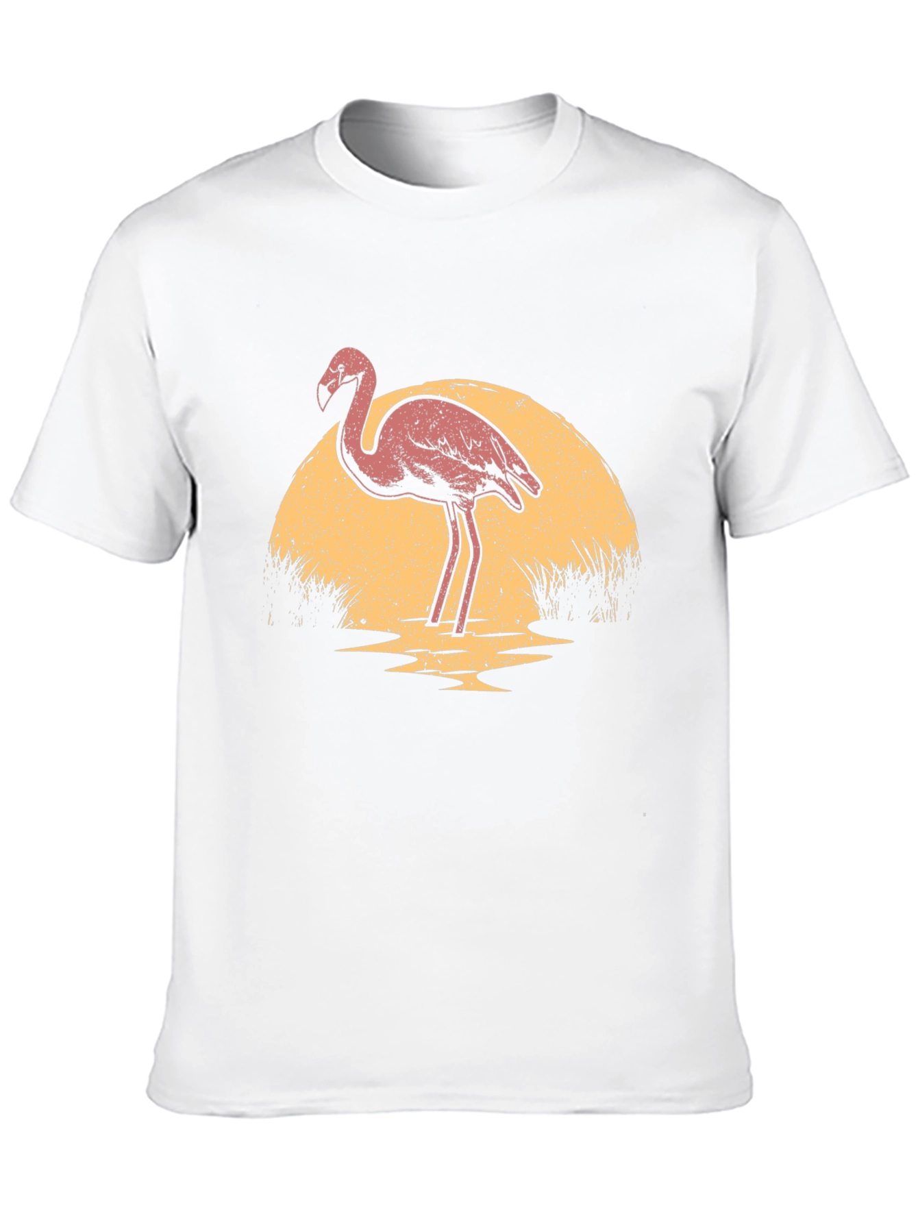 Flamingo Sunset Graphic T-Shirt