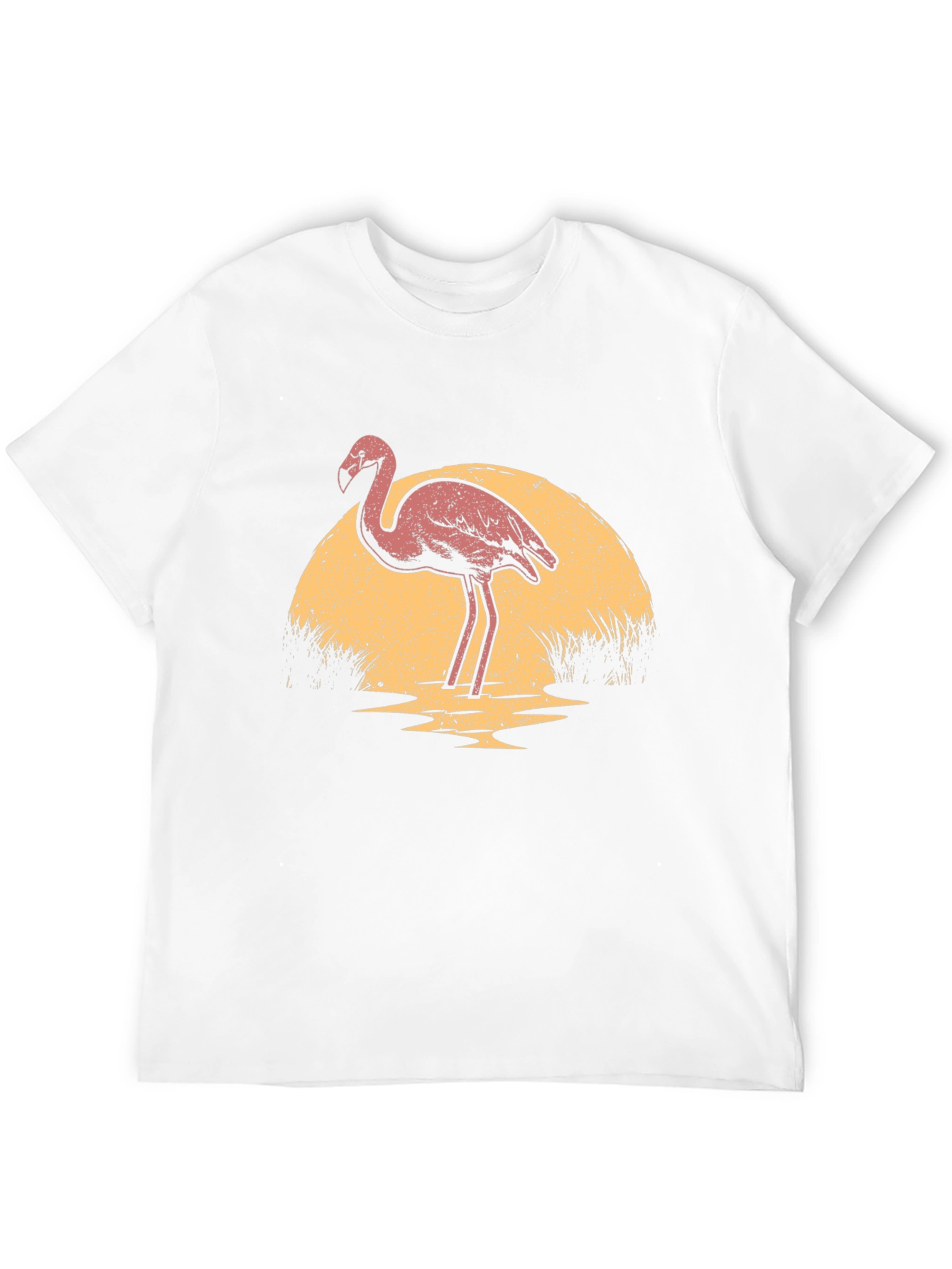 Flamingo Sunset Graphic T-Shirt