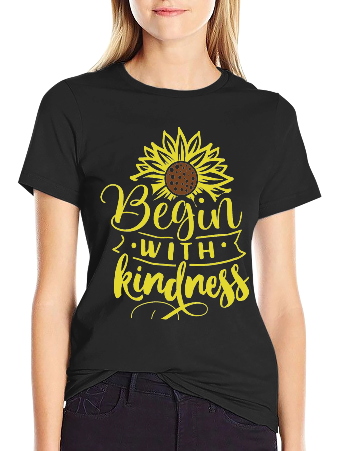 Begin with Kindness Graphic T-Shirt