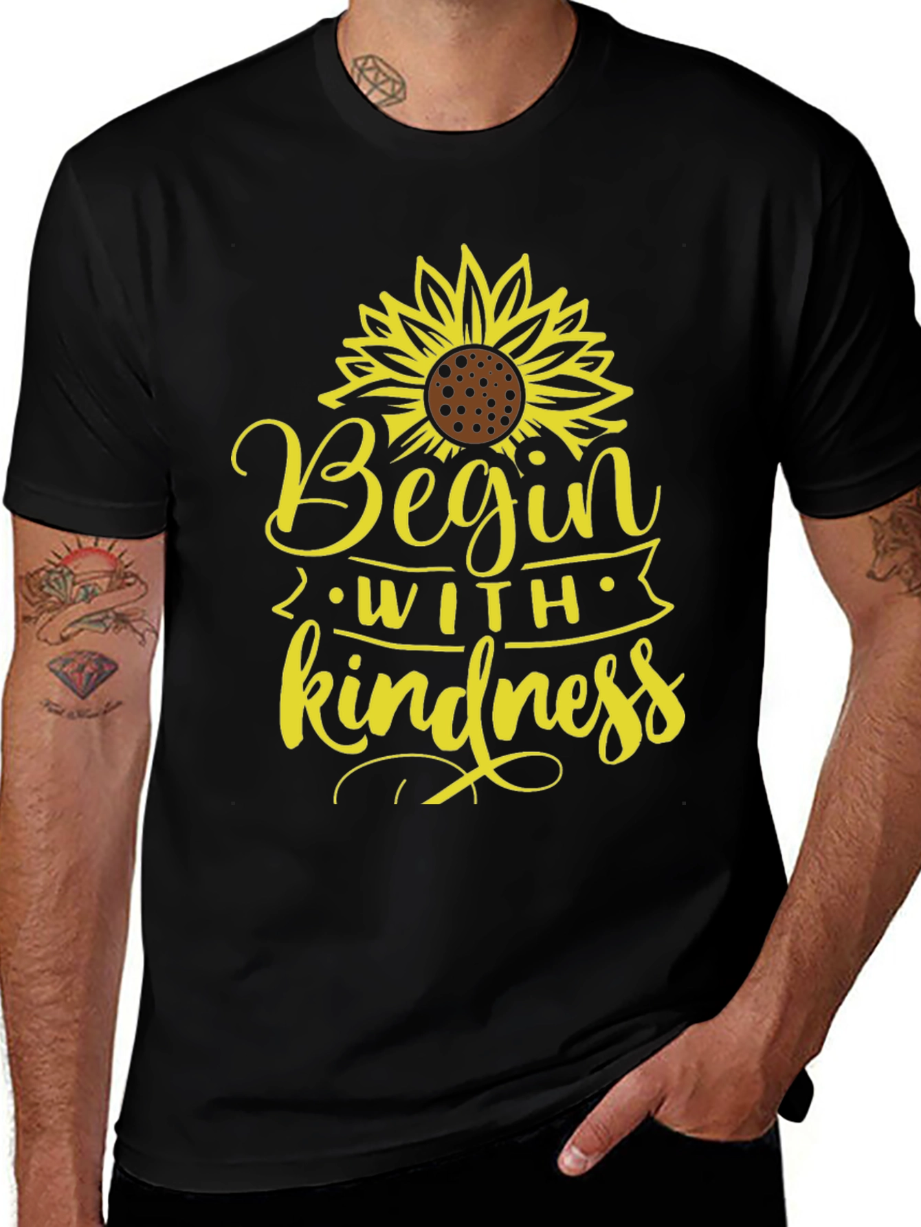 Begin with Kindness Graphic T-Shirt