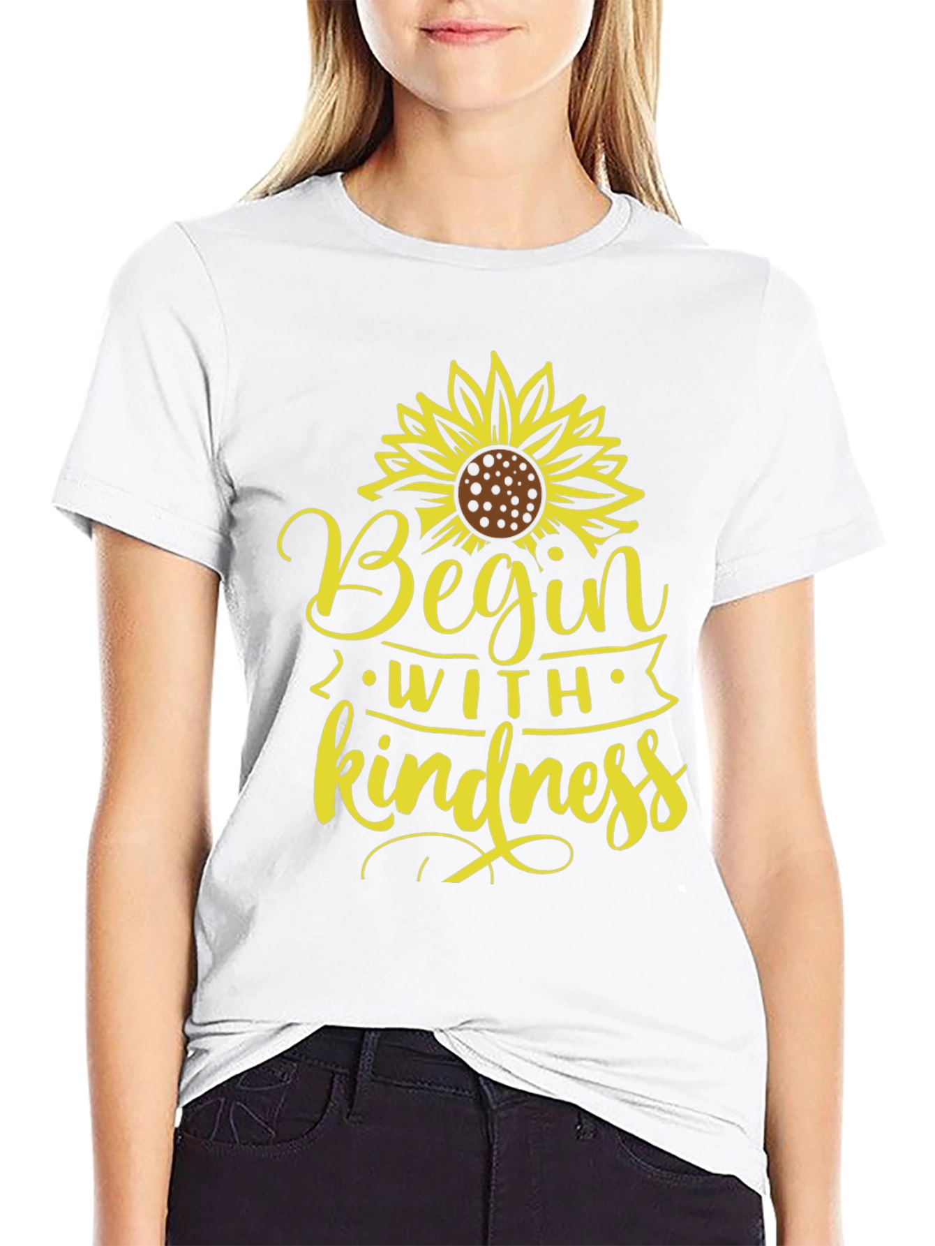 Begin with Kindness Graphic T-Shirt