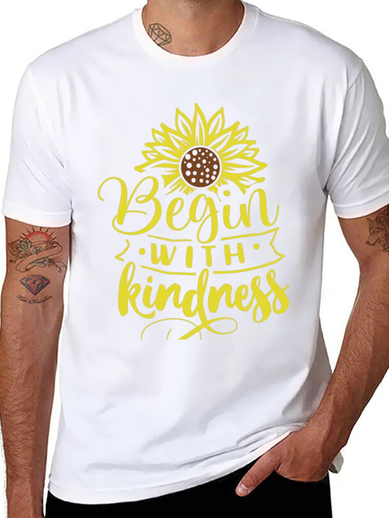Begin with Kindness Graphic T-Shirt