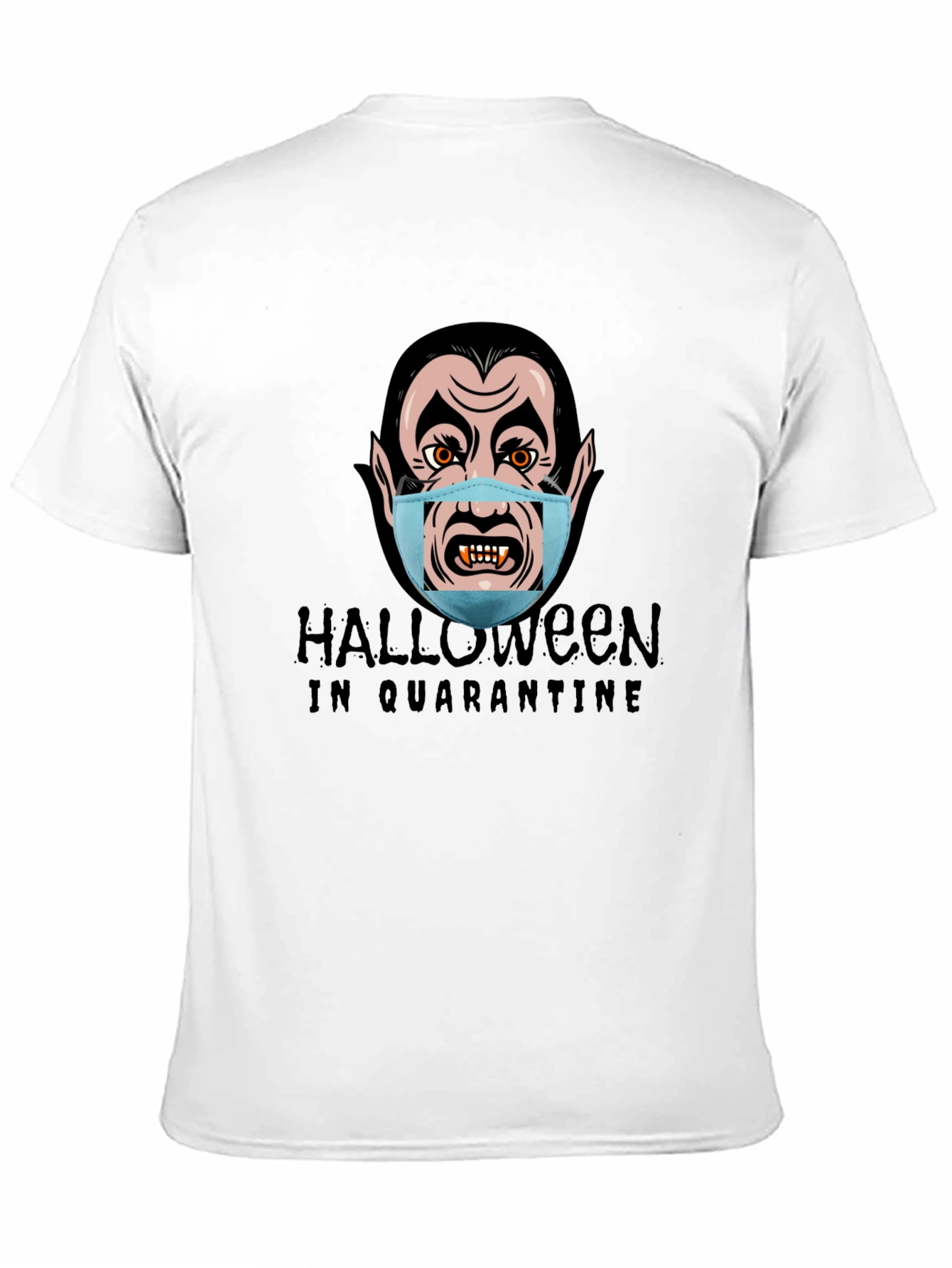 Halloween Quarantine Vampire Graphic T-Shirt