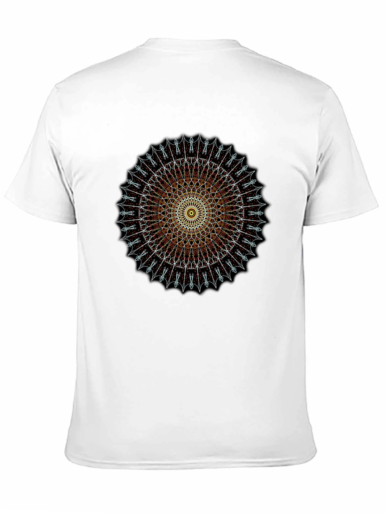 Mandala Design Black T-Shirt