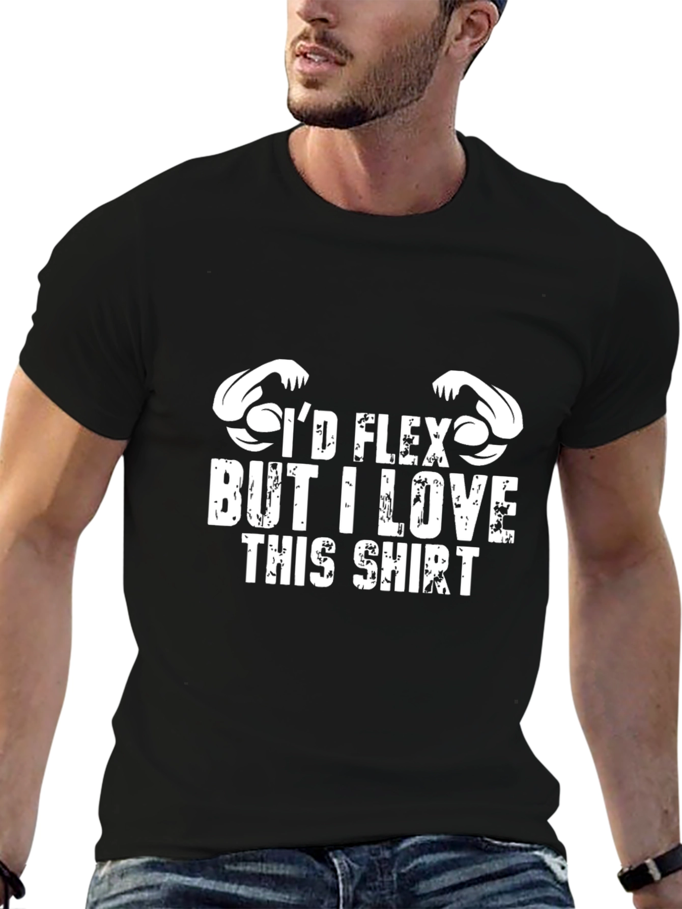 Funny Id Flex Graphic Tee