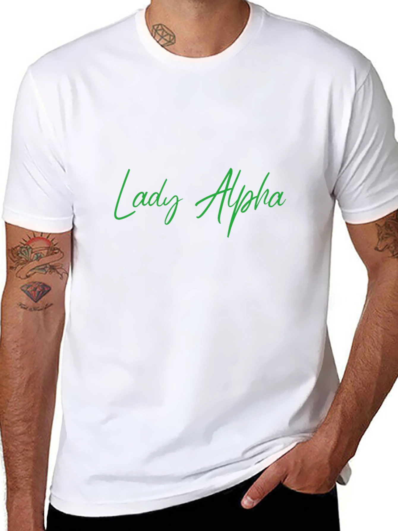 Lady Alpha Black T-Shirt - Stylish & Comfortable