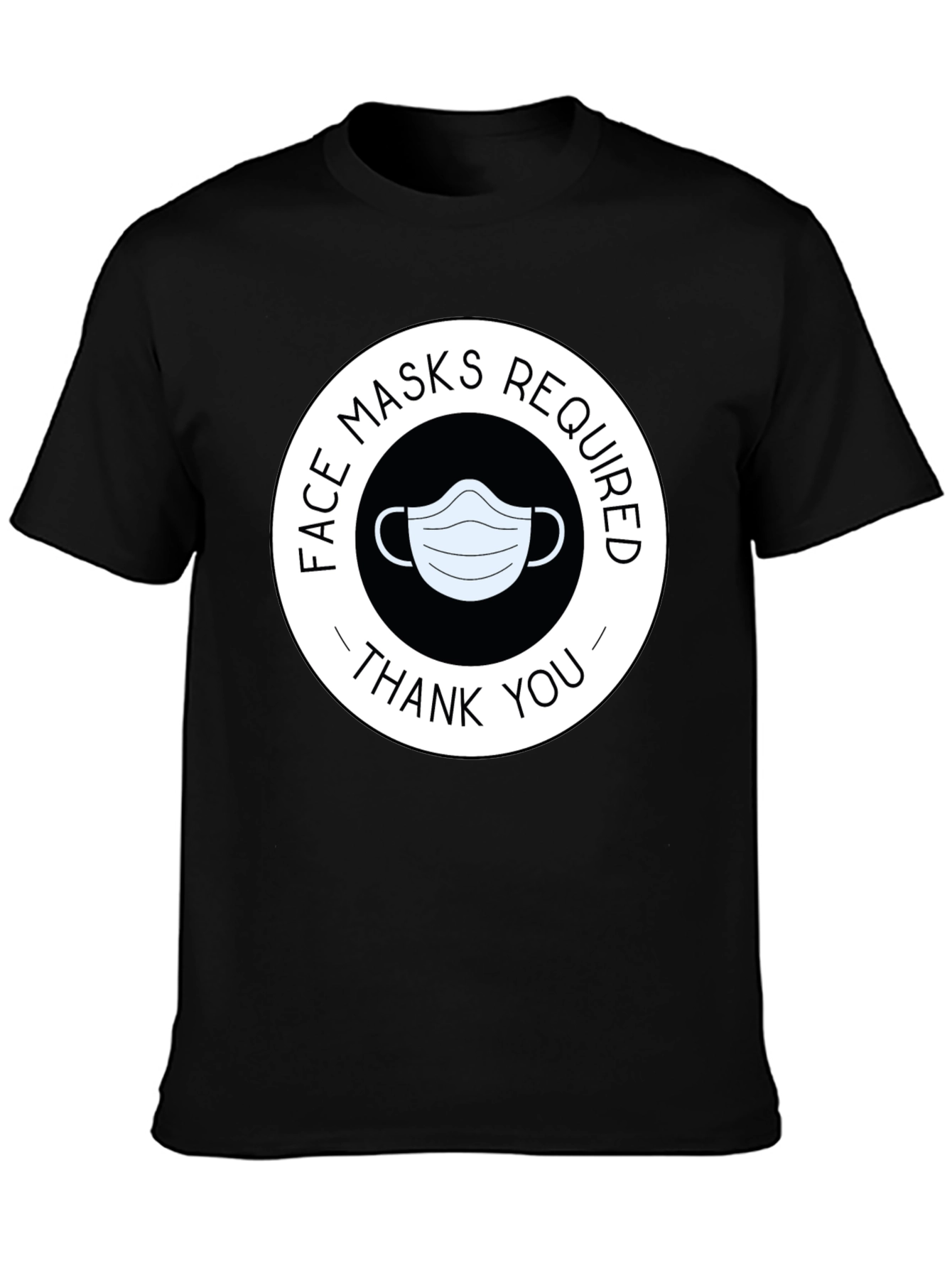 Face Masks Required T-Shirt - Thank You