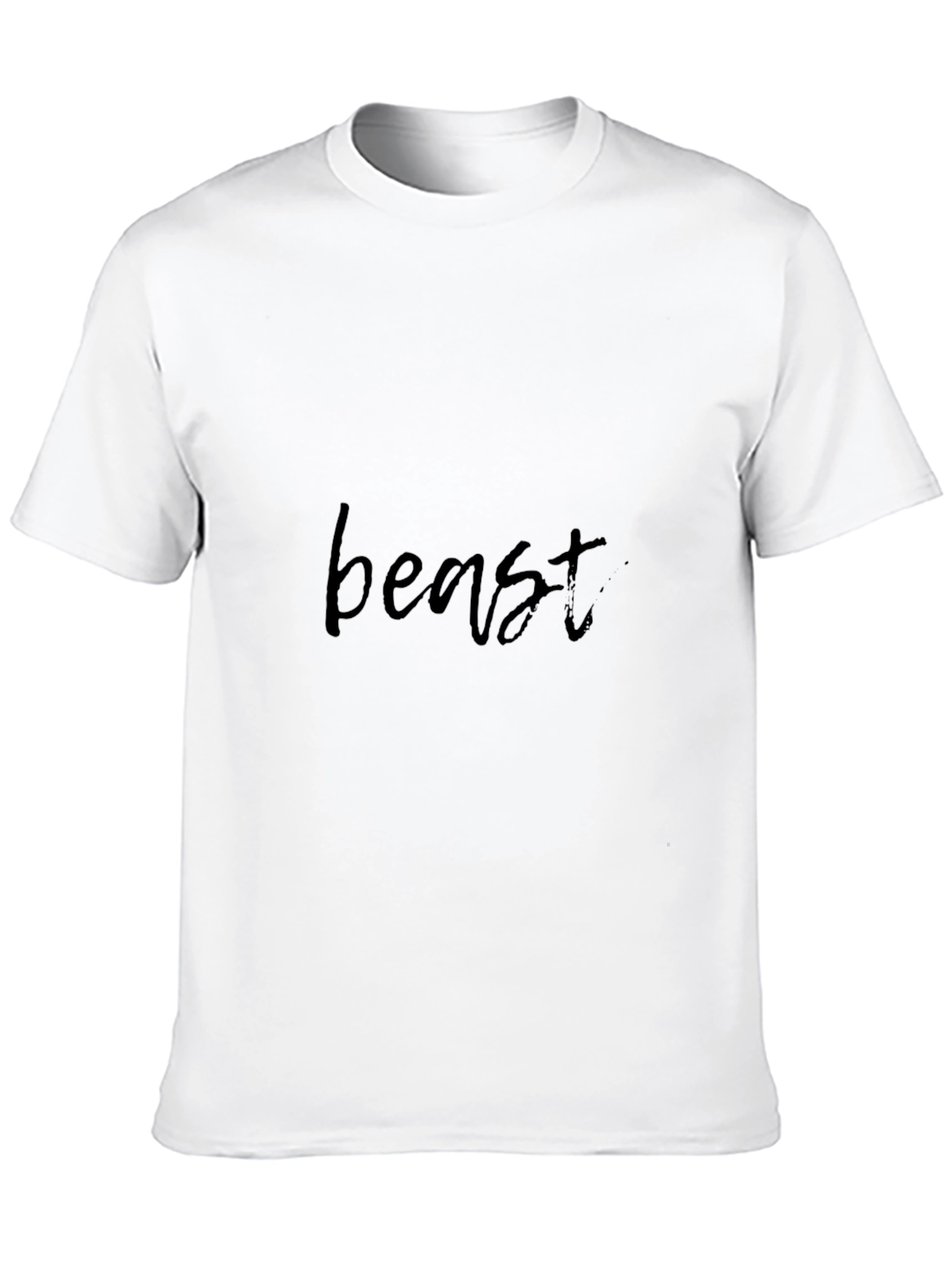Mens Black Beast Graphic T-Shirt