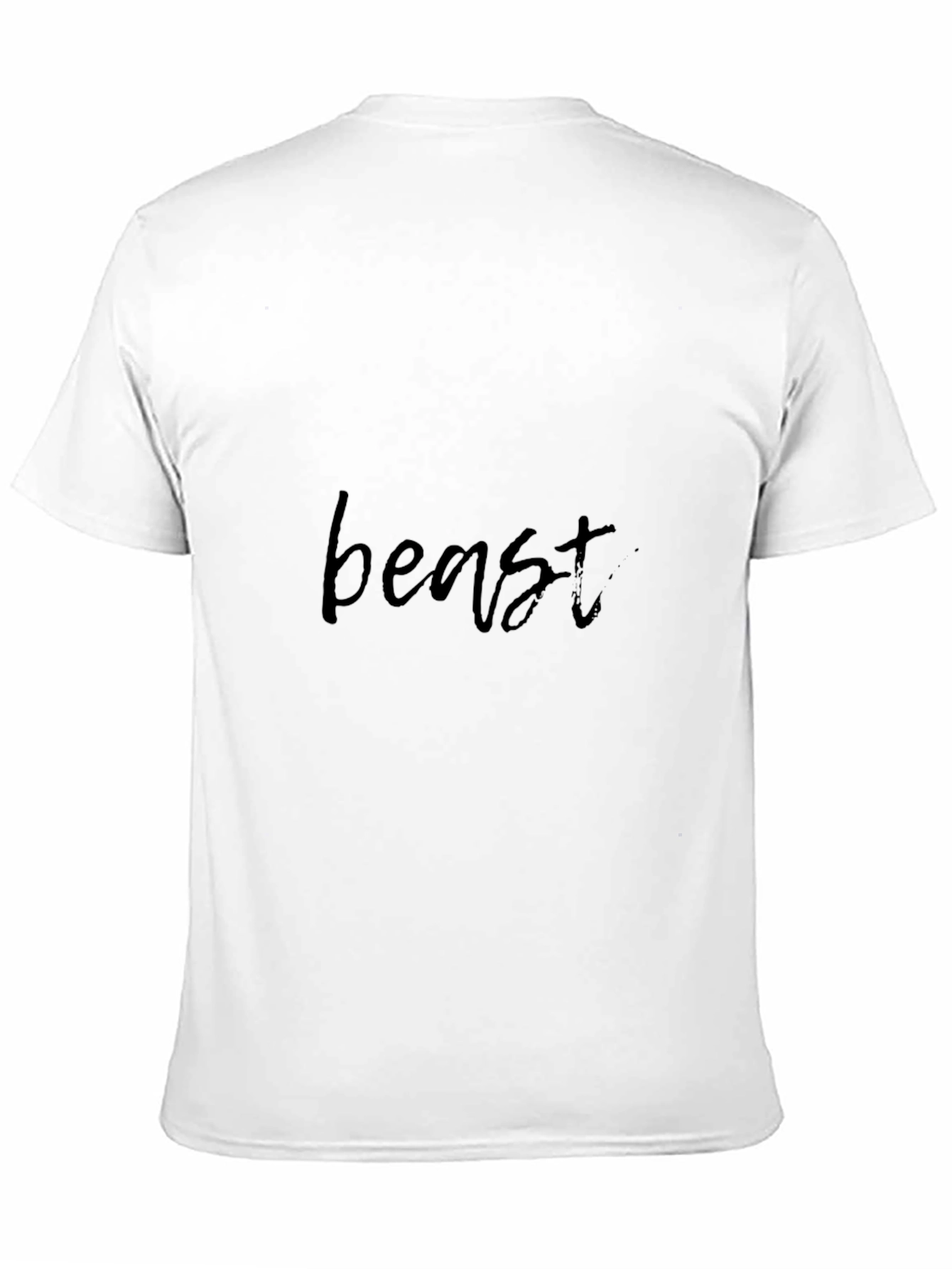 Mens Black Beast Graphic T-Shirt