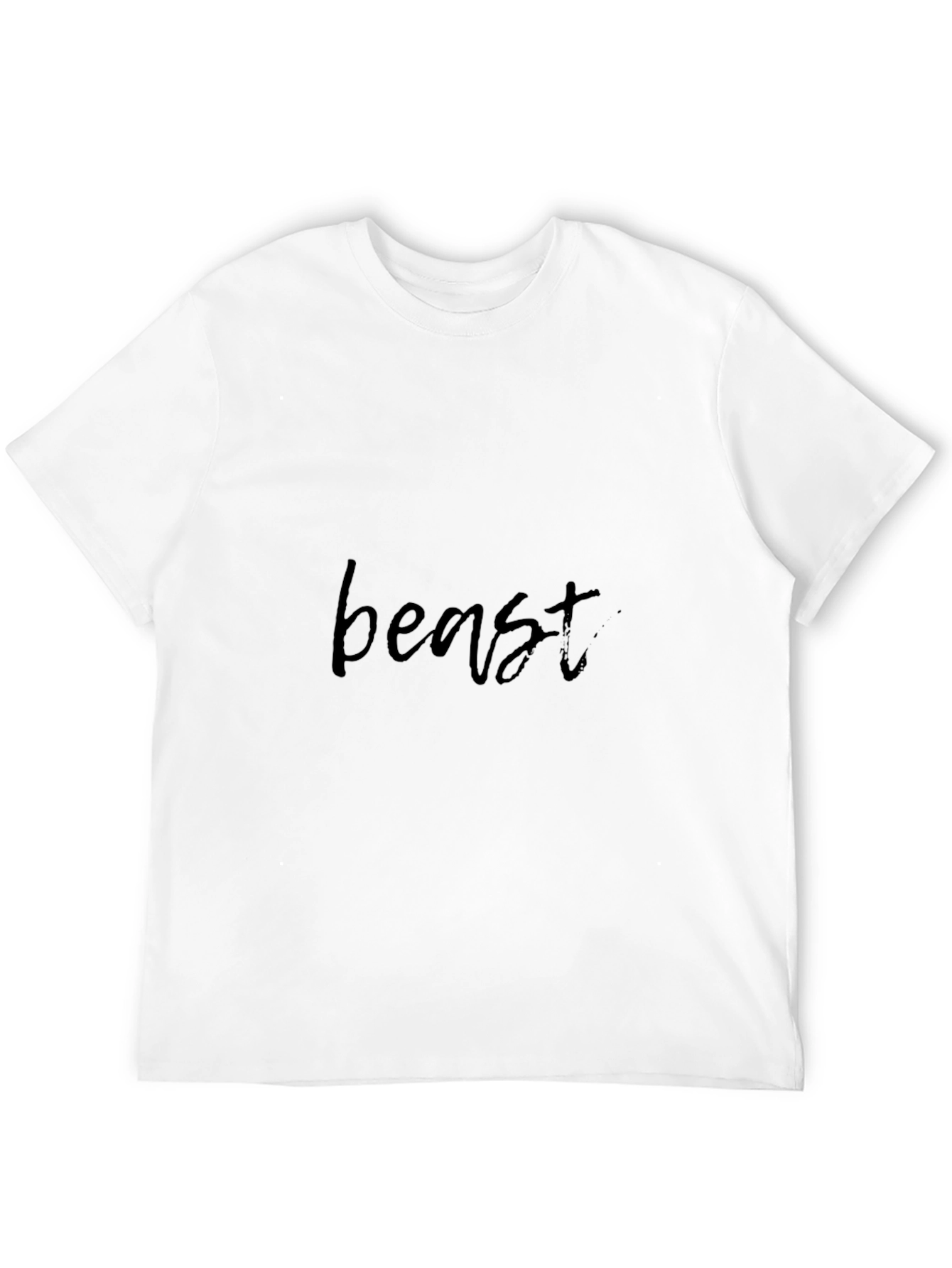 Mens Black Beast Graphic T-Shirt