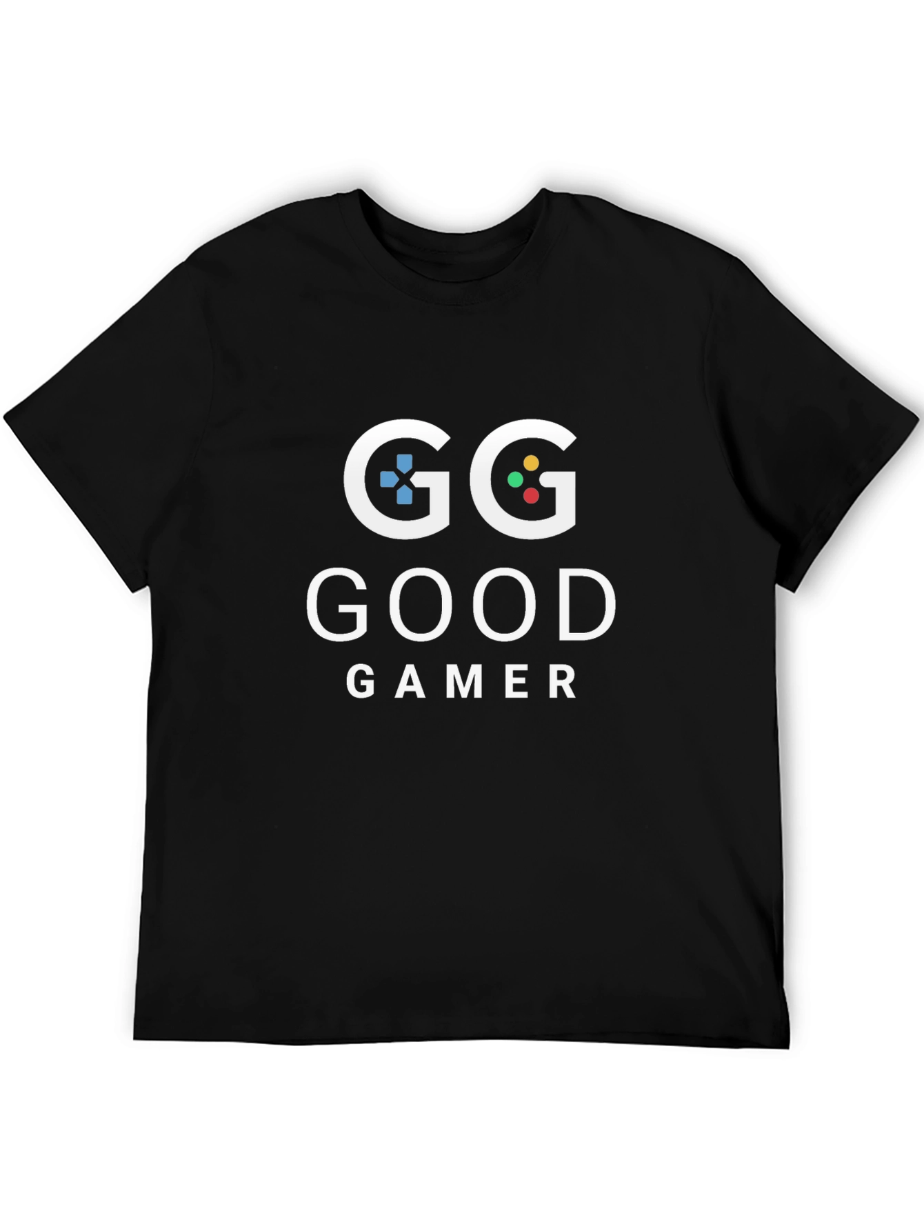 GG Good Gamer Black T-Shirt