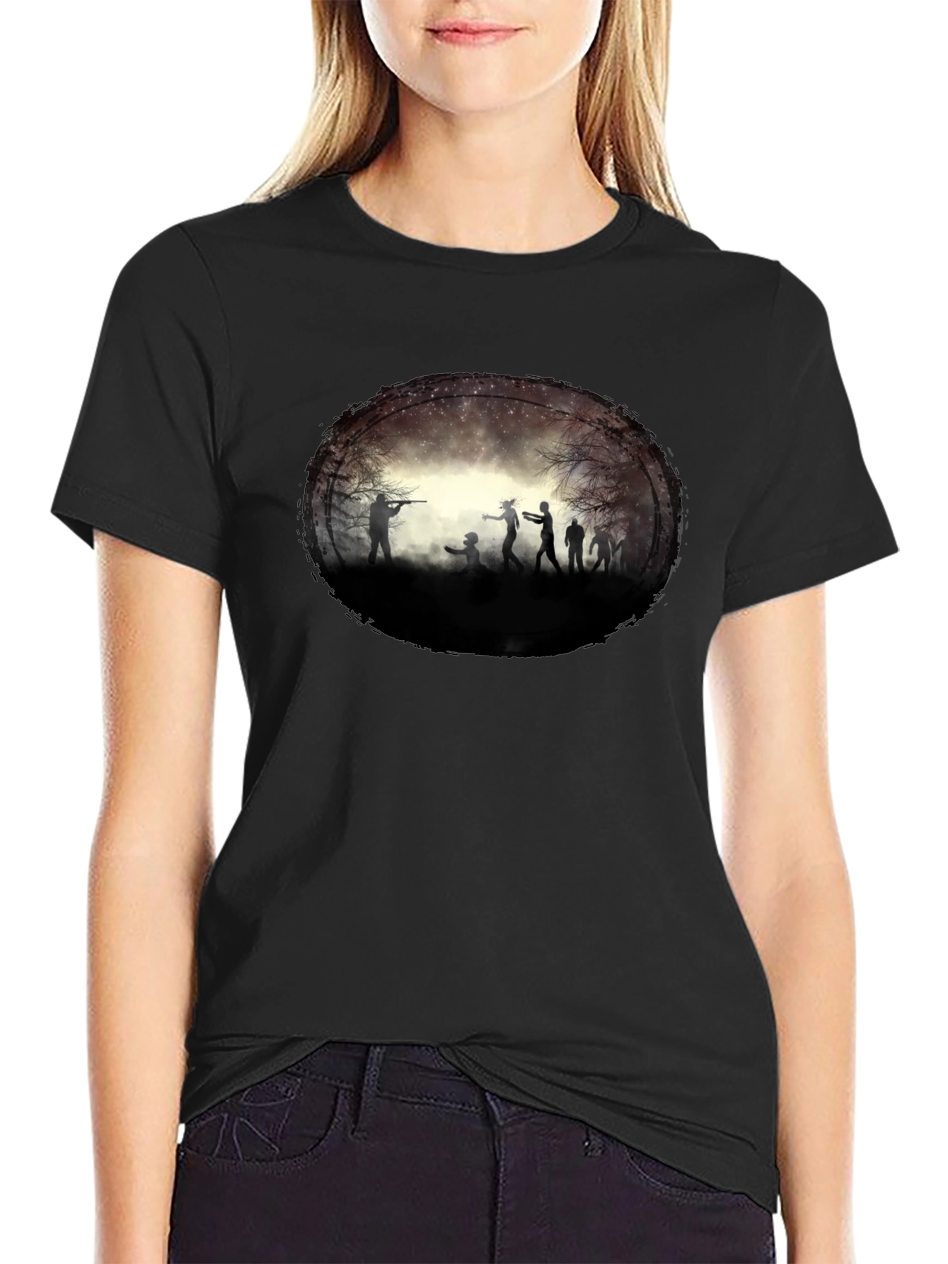 Zombie Attack Graphic T-Shirt