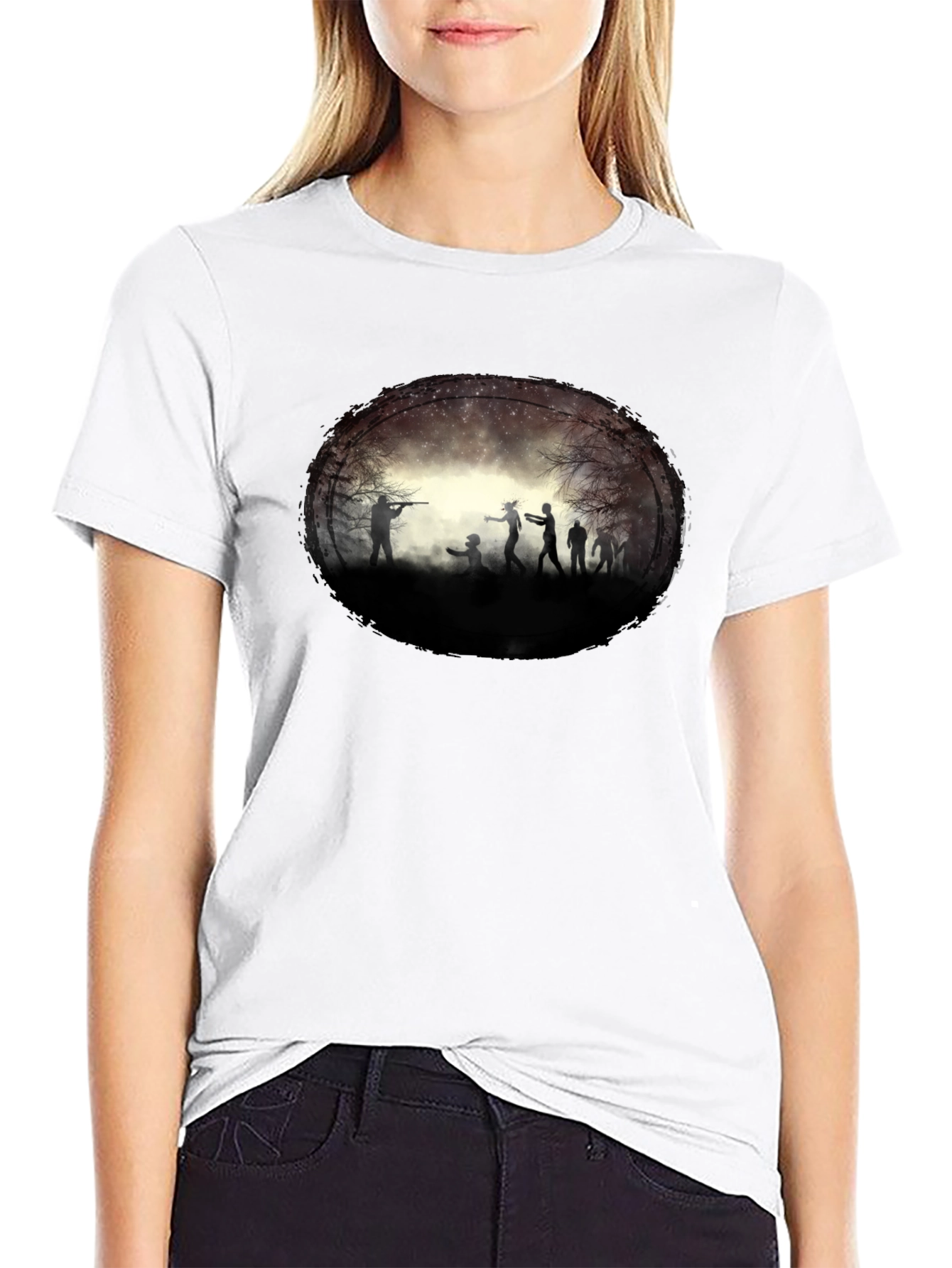 Zombie Attack Graphic T-Shirt