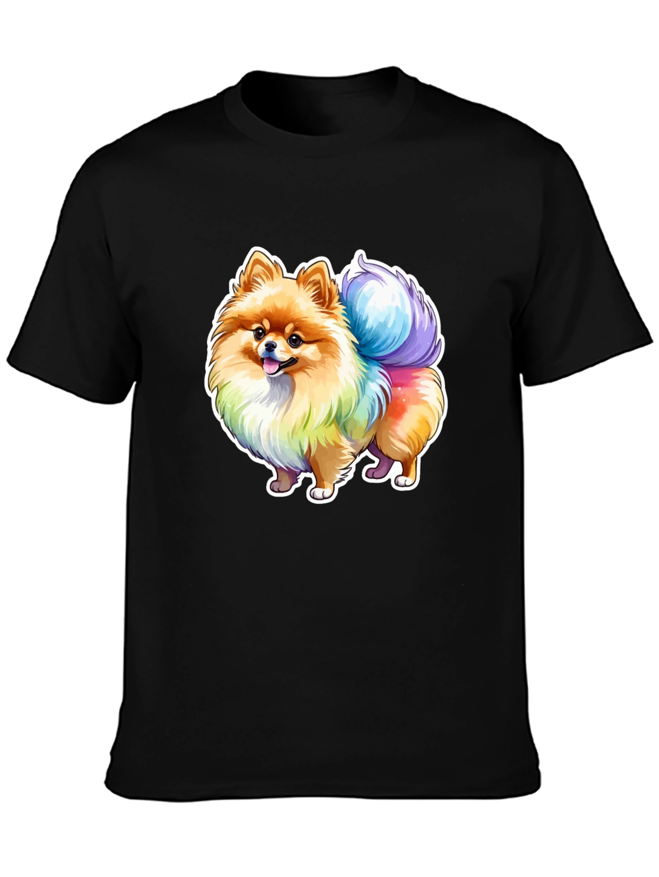 Rainbow Pomeranian T-Shirt
