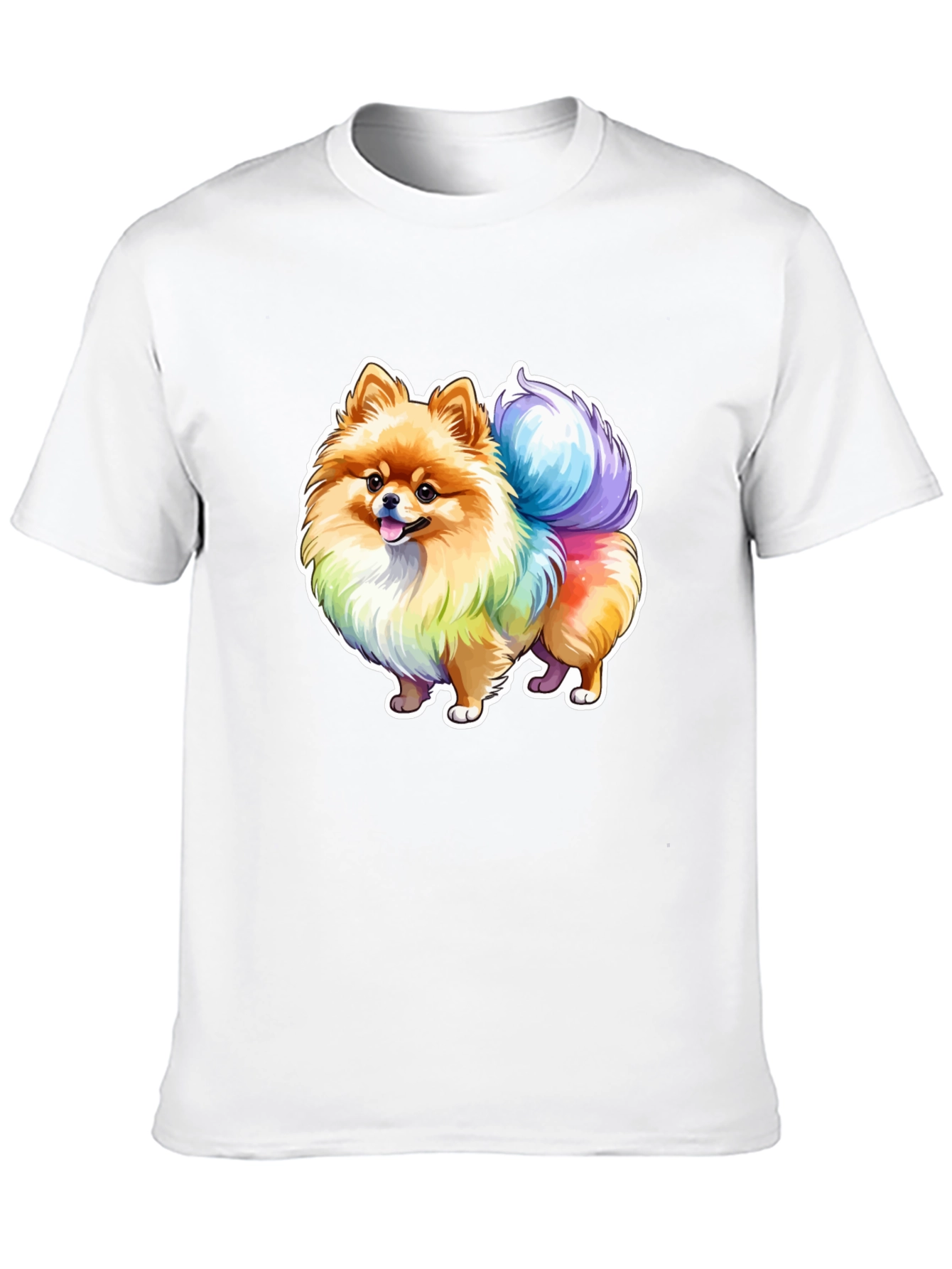 Rainbow Pomeranian T-Shirt
