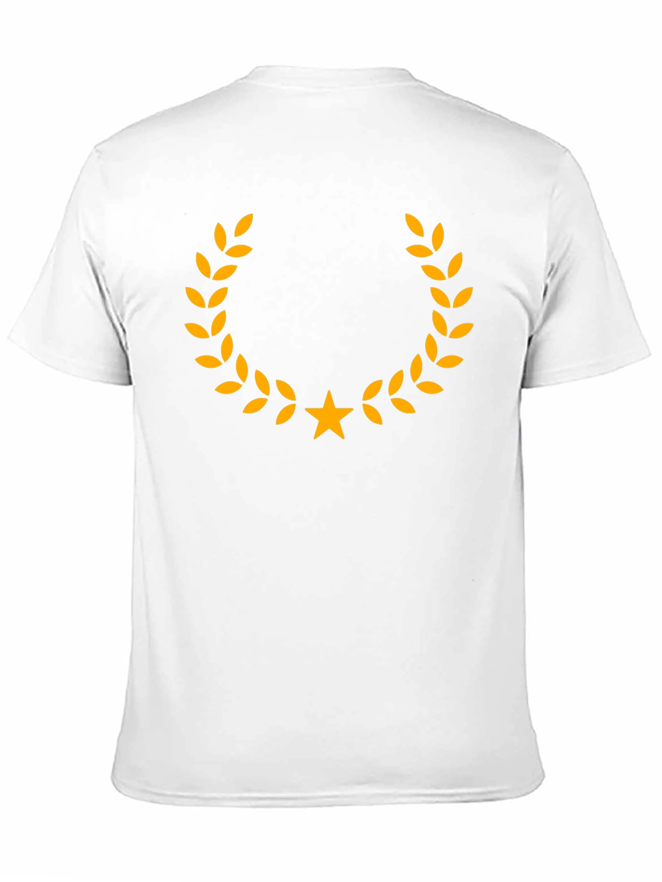 Laurel Wreath Star Graphic Tee - Classic Design