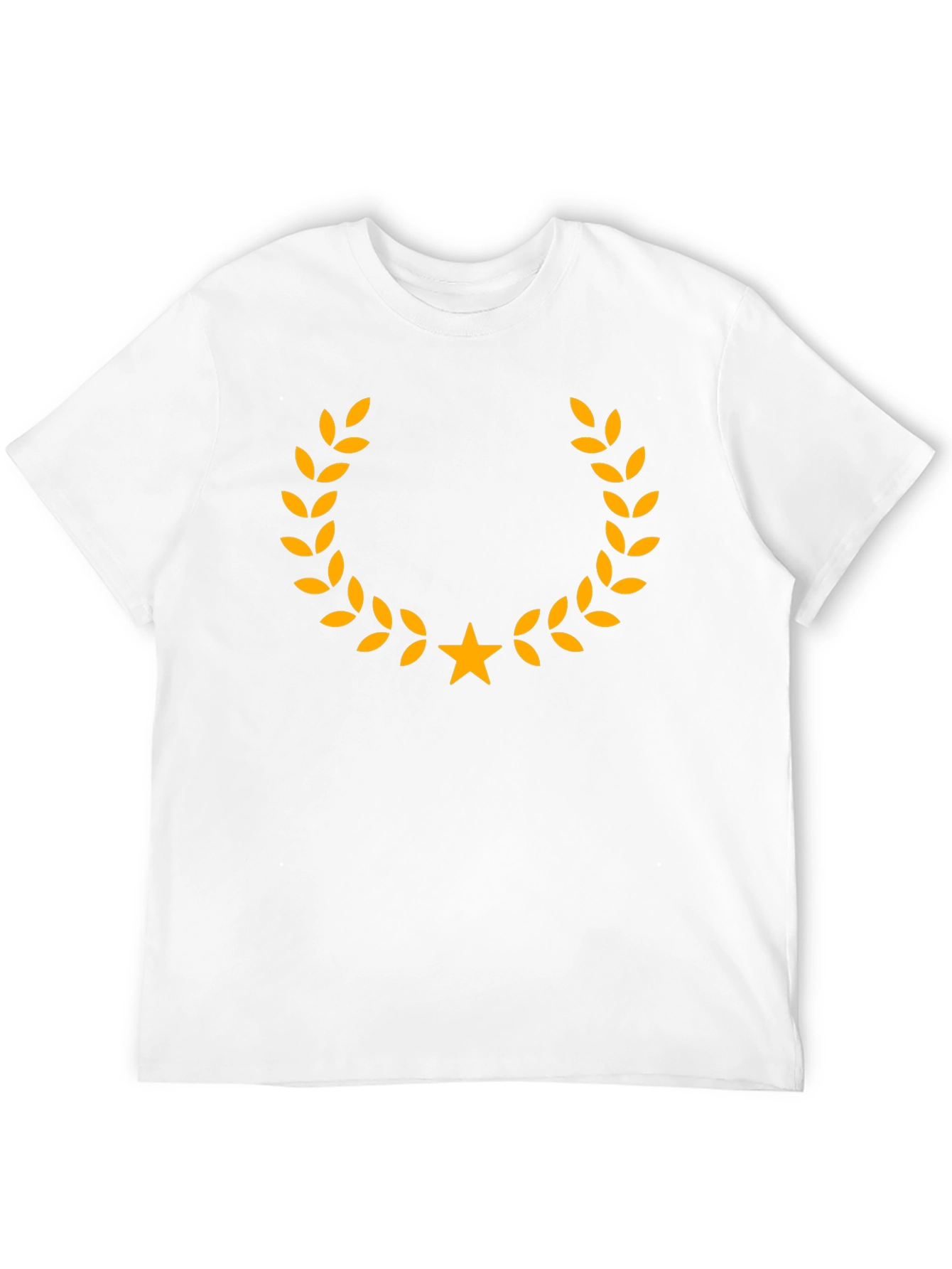 Laurel Wreath Star Graphic Tee - Classic Design