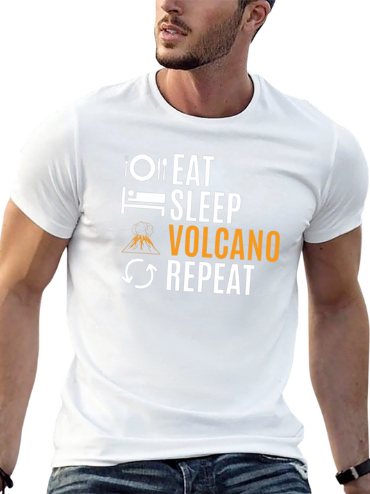 Eat Sleep Volcano Repeat T-Shirt