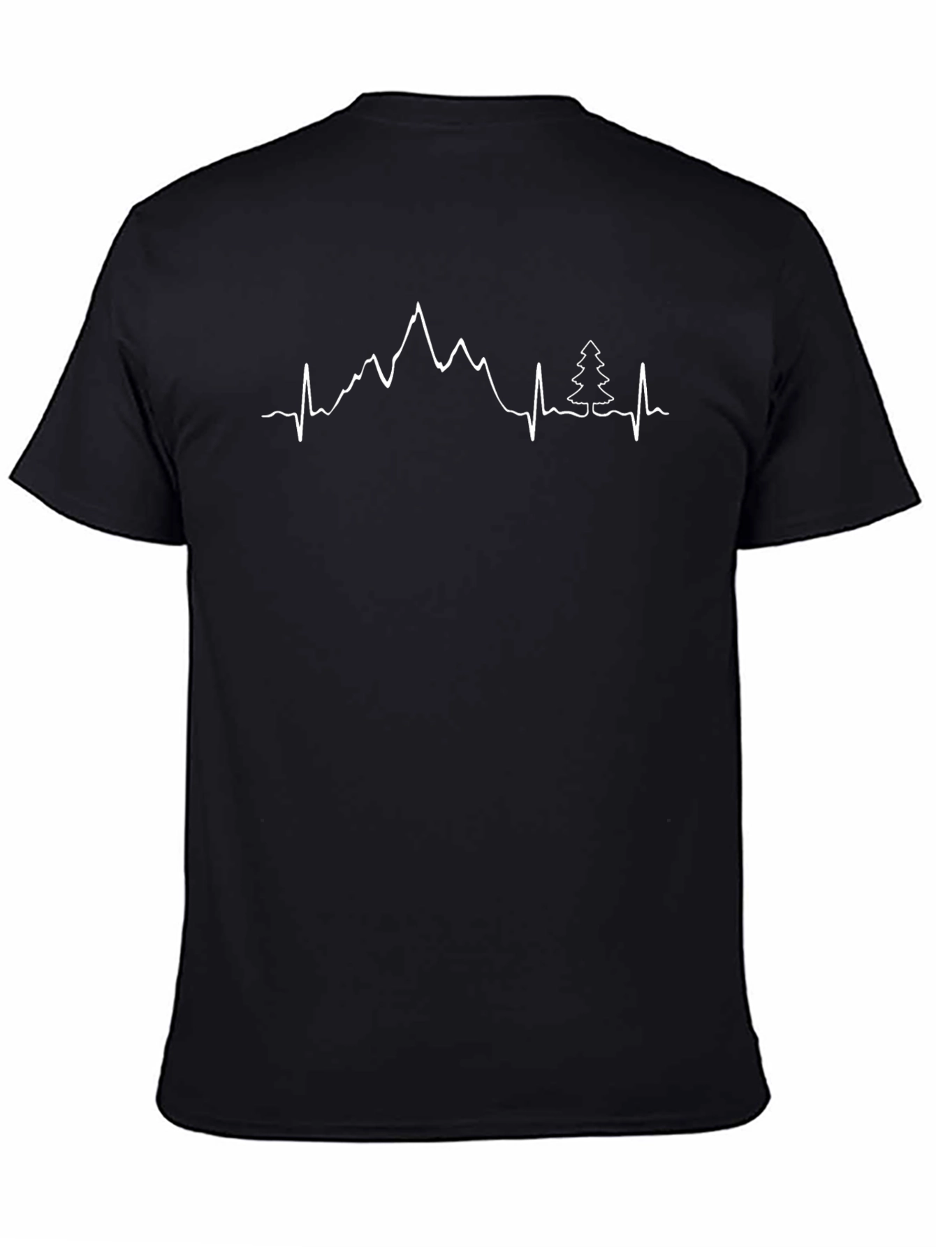 Mountain Heartbeat Graphic Tee - Nature Lover T-Shirt