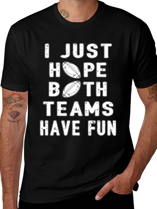 Football Teams Fun Graphic T-Shirt