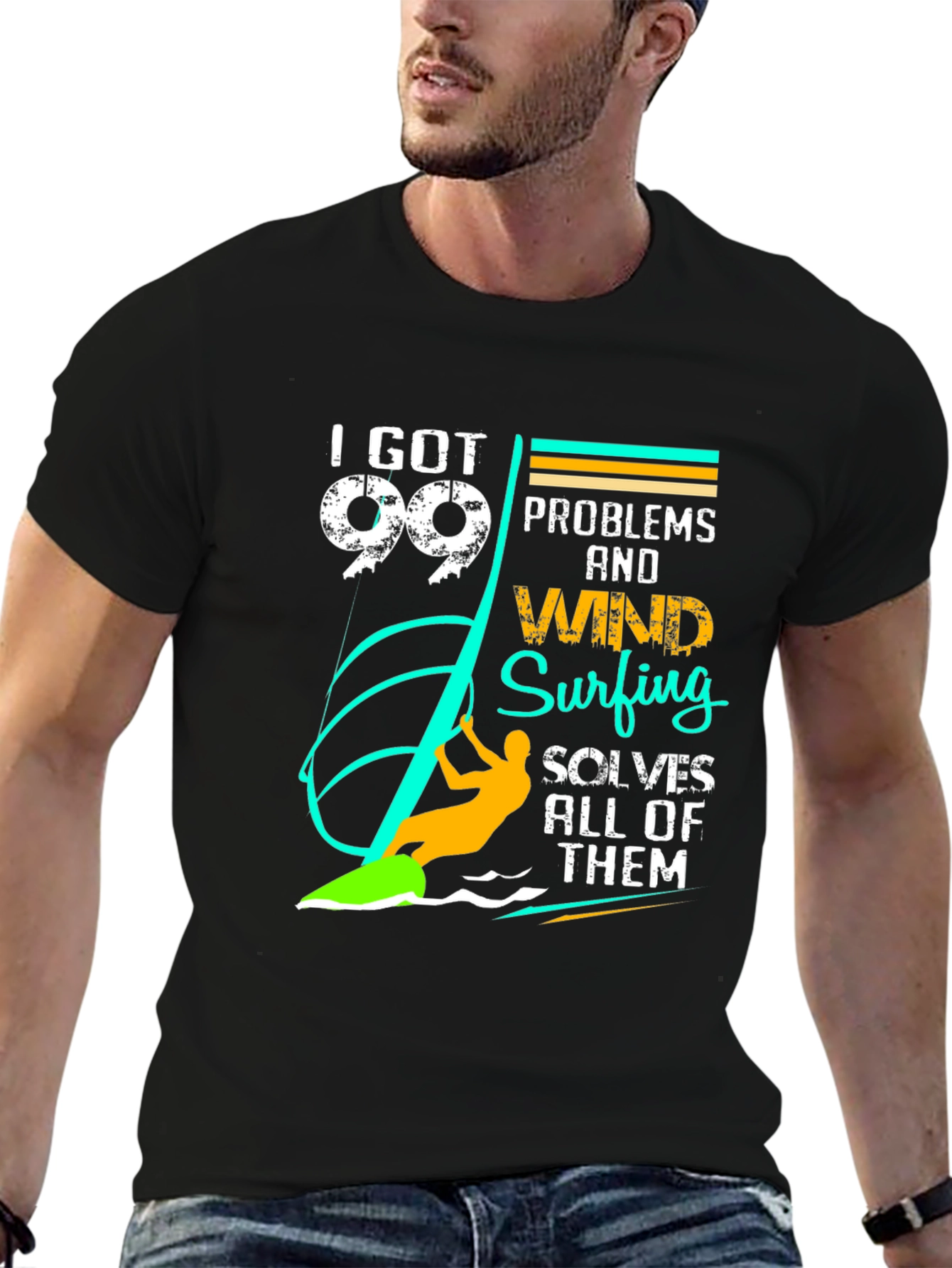 99 Problems Windsurfing T-Shirt - Surfers Tee