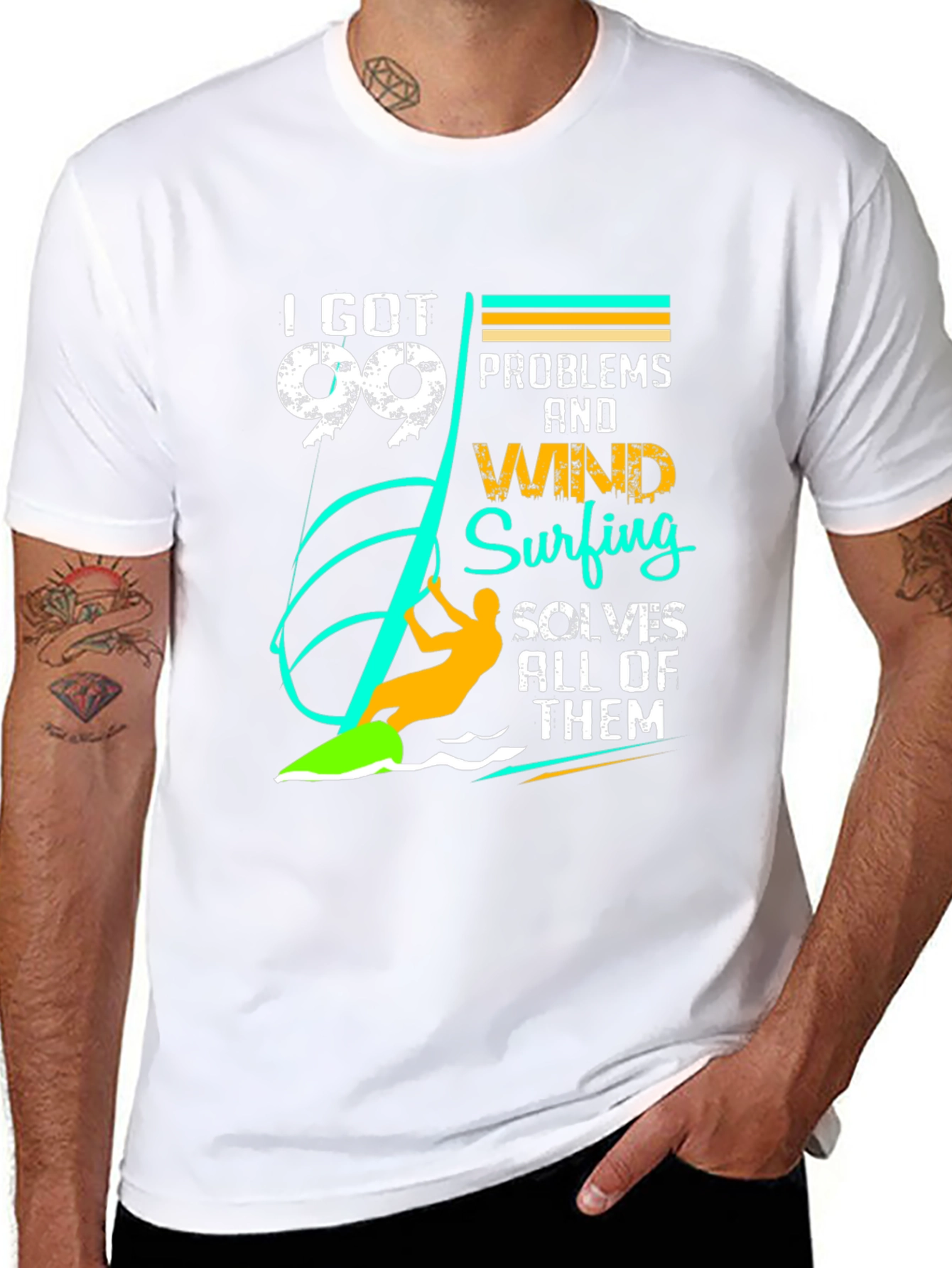 99 Problems Windsurfing T-Shirt - Surfers Tee