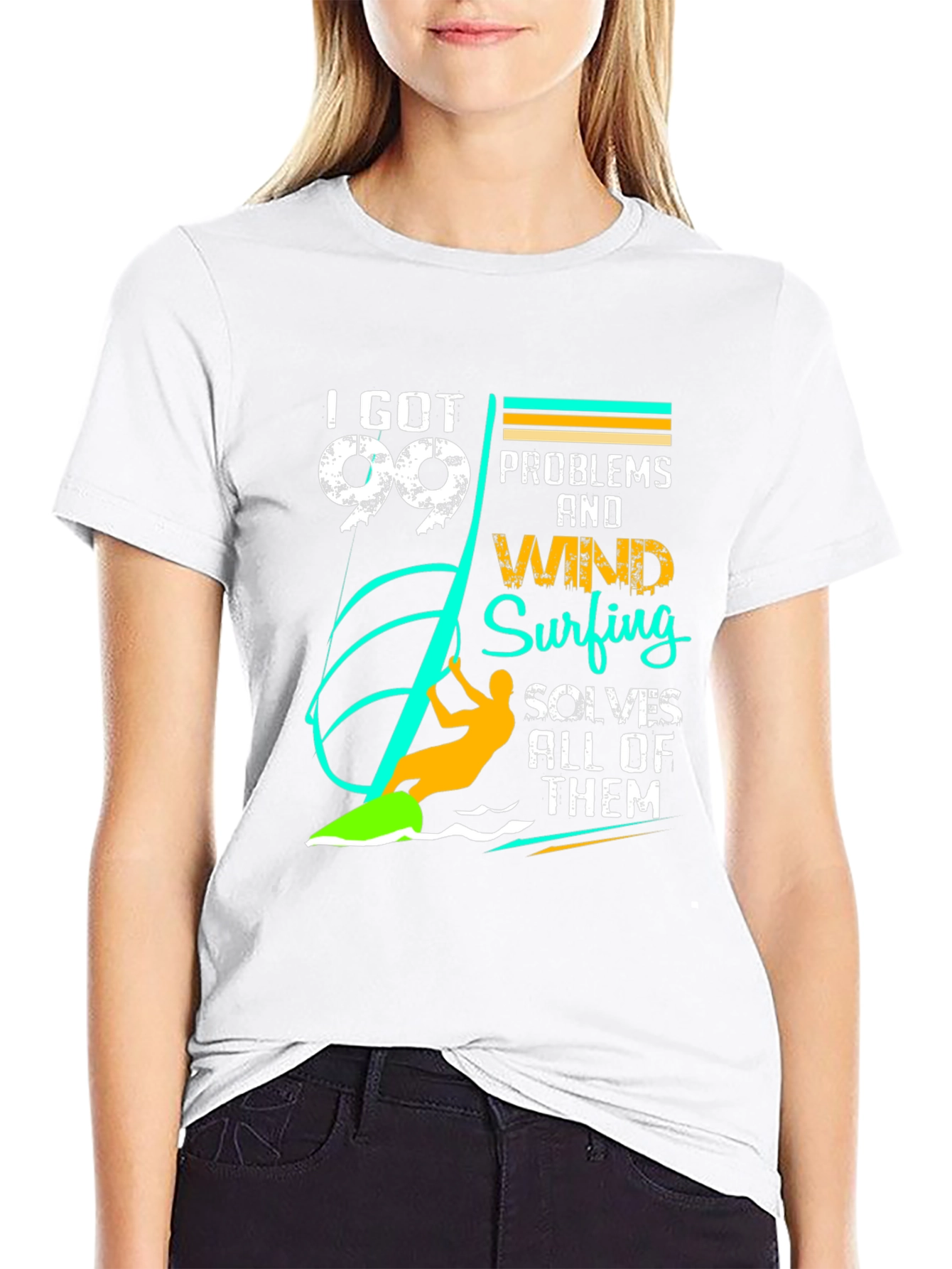 99 Problems Windsurfing T-Shirt - Surfers Tee