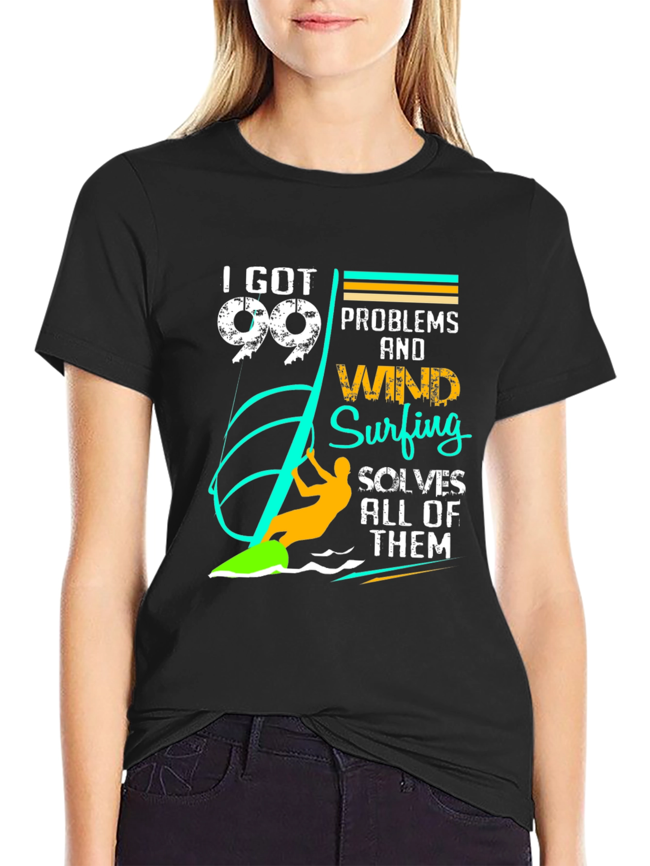 99 Problems Windsurfing T-Shirt - Surfers Tee