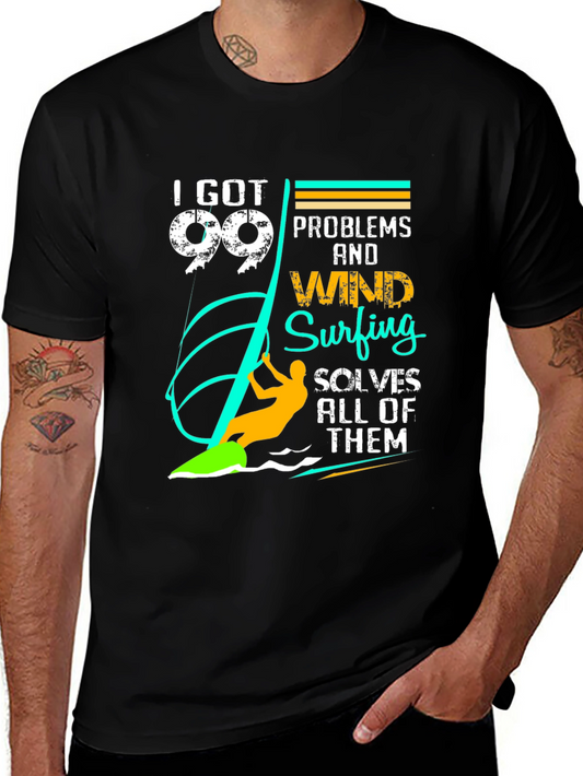 99 Problems Windsurfing T-Shirt - Surfers Tee