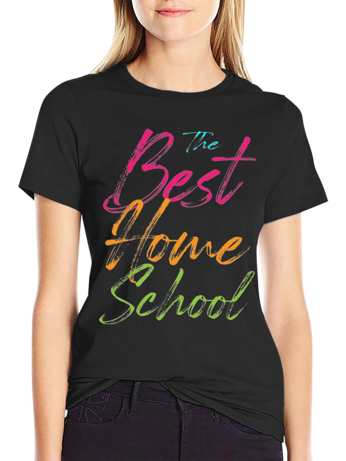 Best Homeschool Graphic Tee - Black