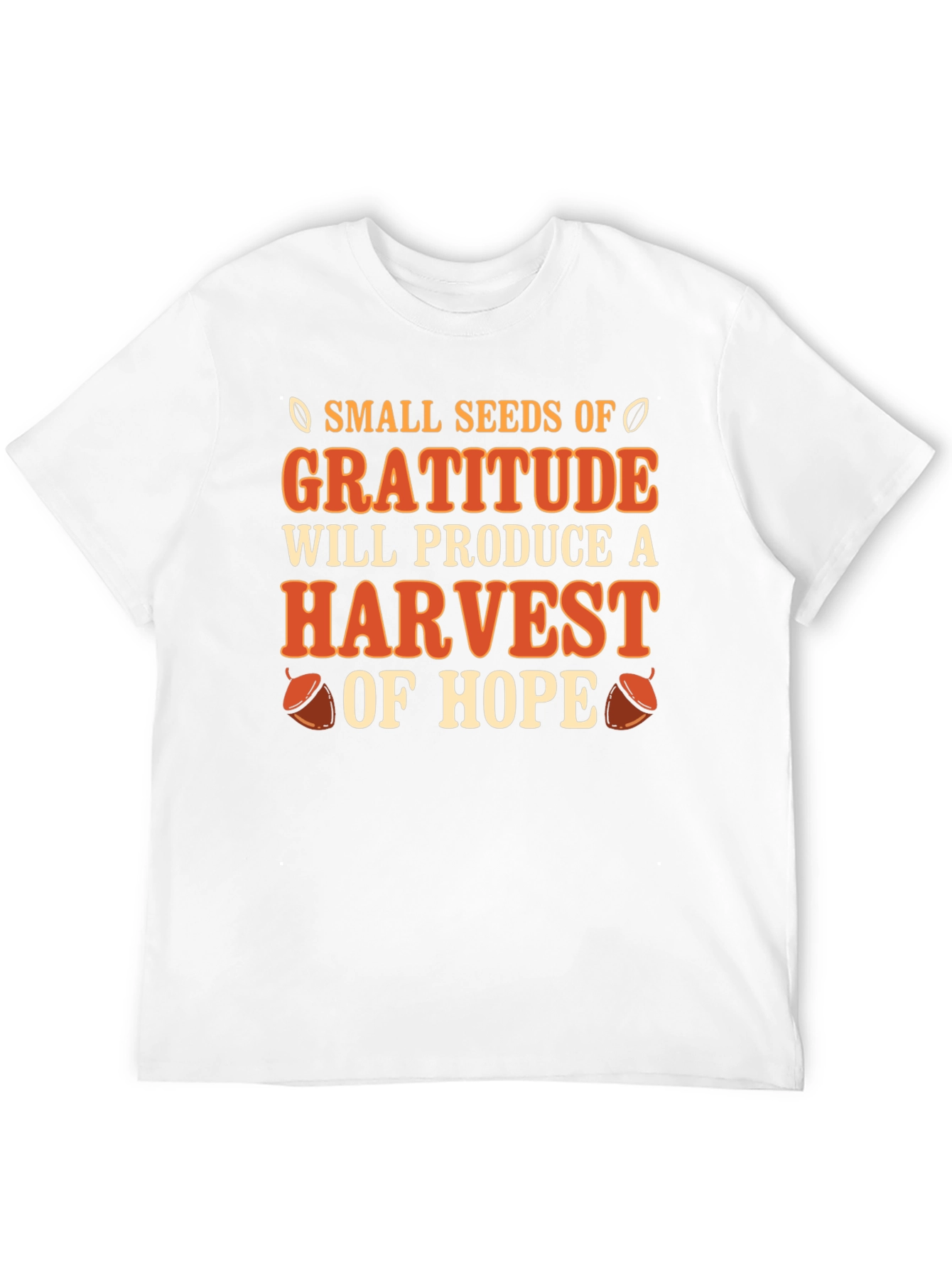 Gratitude Harvest T-Shirt - Inspirational Graphic Tee