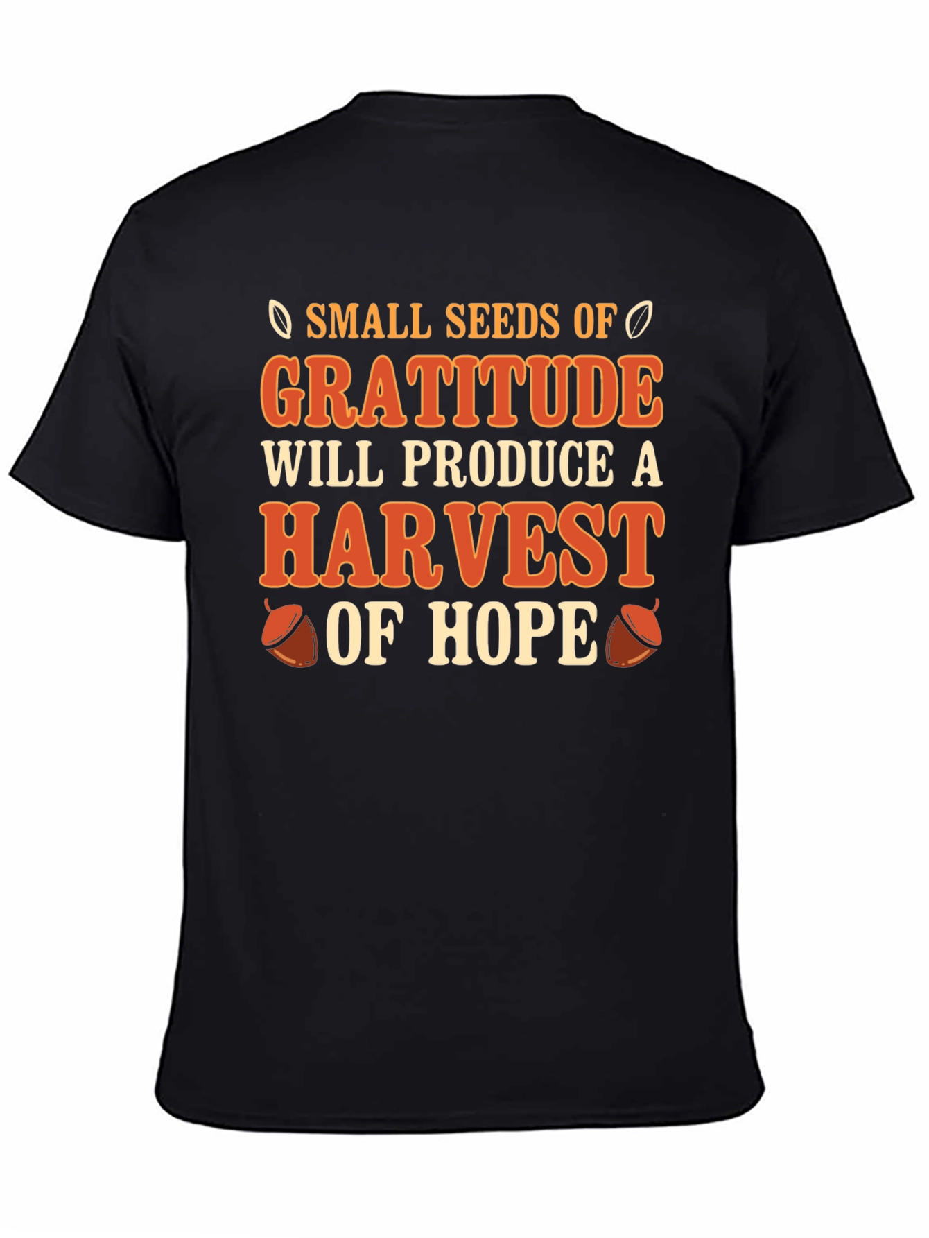 Gratitude Harvest T-Shirt - Inspirational Graphic Tee