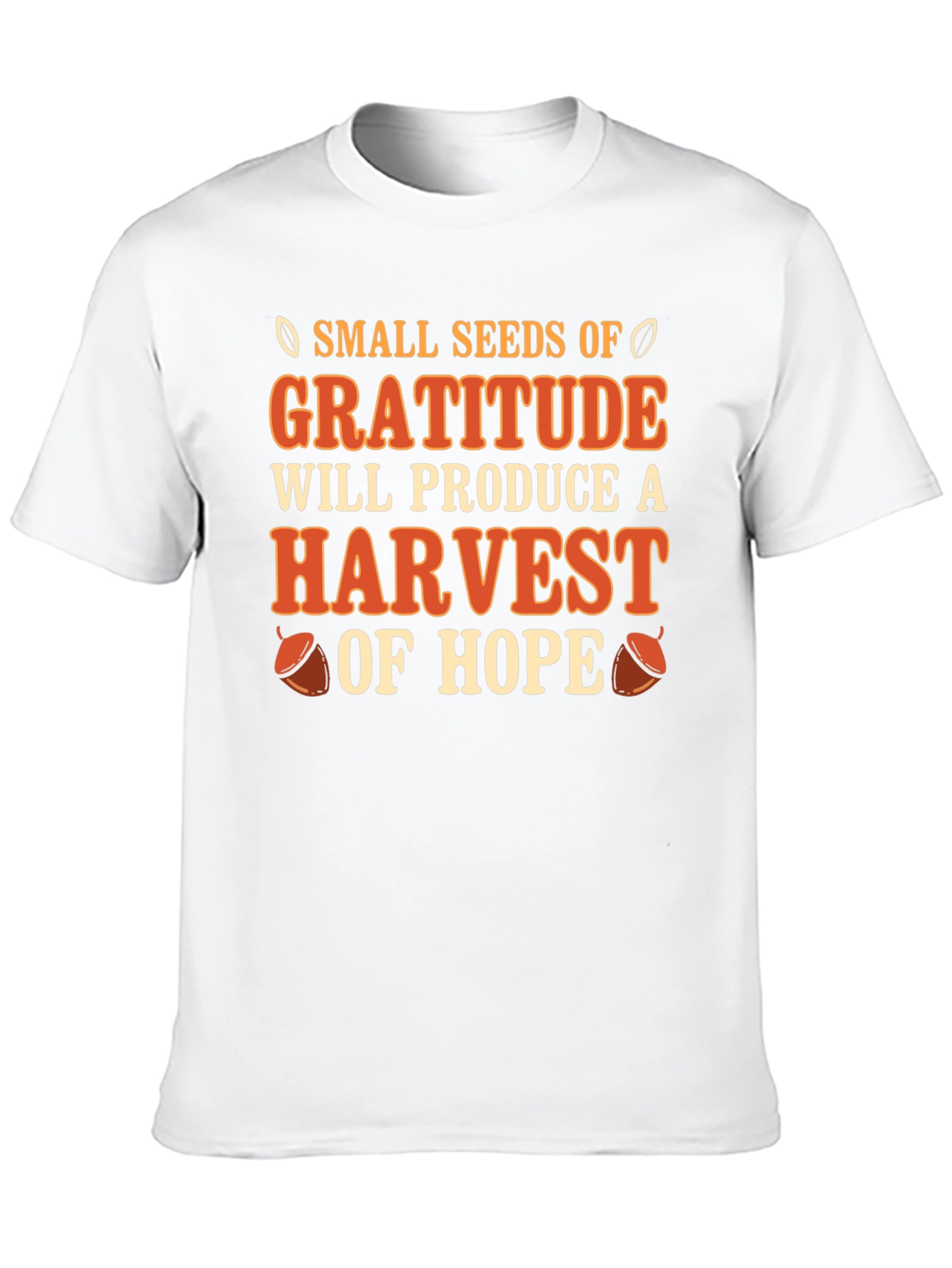 Gratitude Harvest T-Shirt - Inspirational Graphic Tee