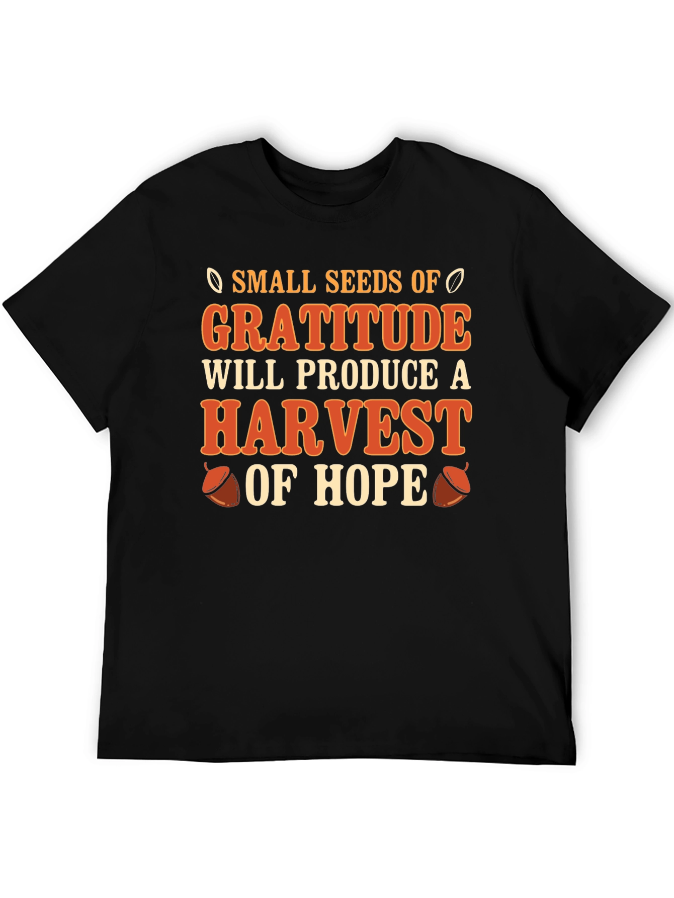 Gratitude Harvest T-Shirt - Inspirational Graphic Tee