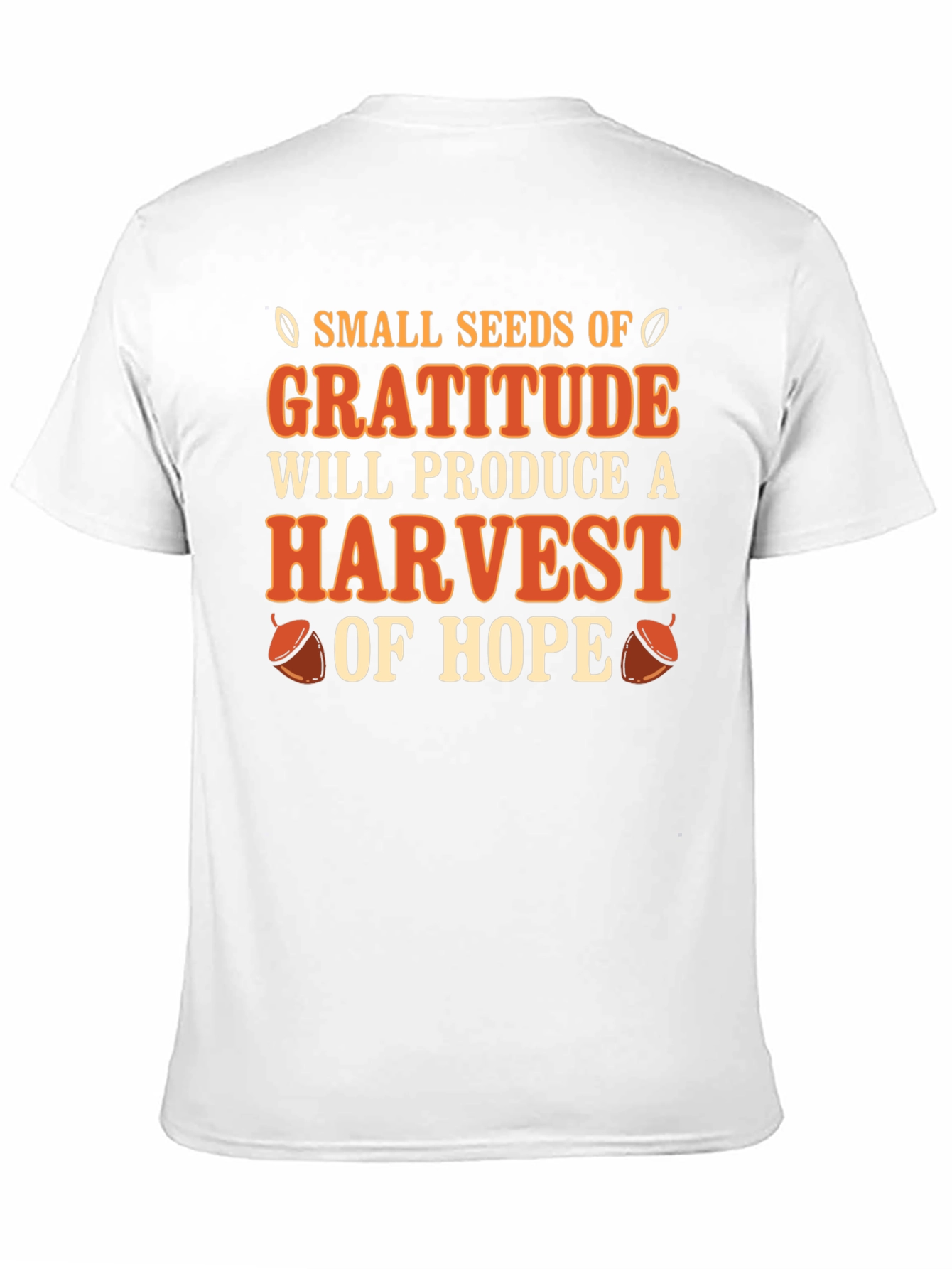 Gratitude Harvest T-Shirt - Inspirational Graphic Tee