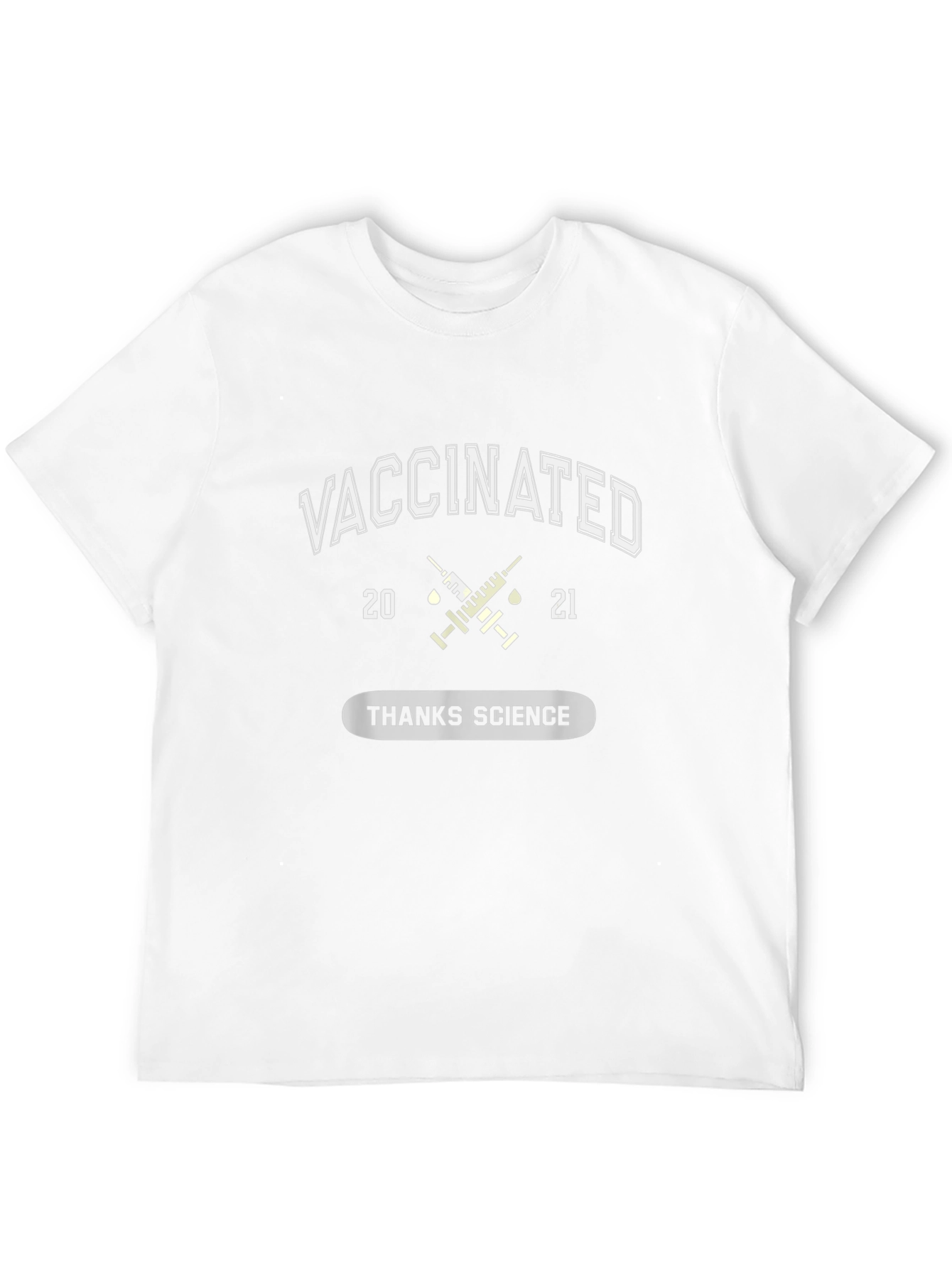 Vaccinated 2021 T-Shirt - Thanks Science Tee