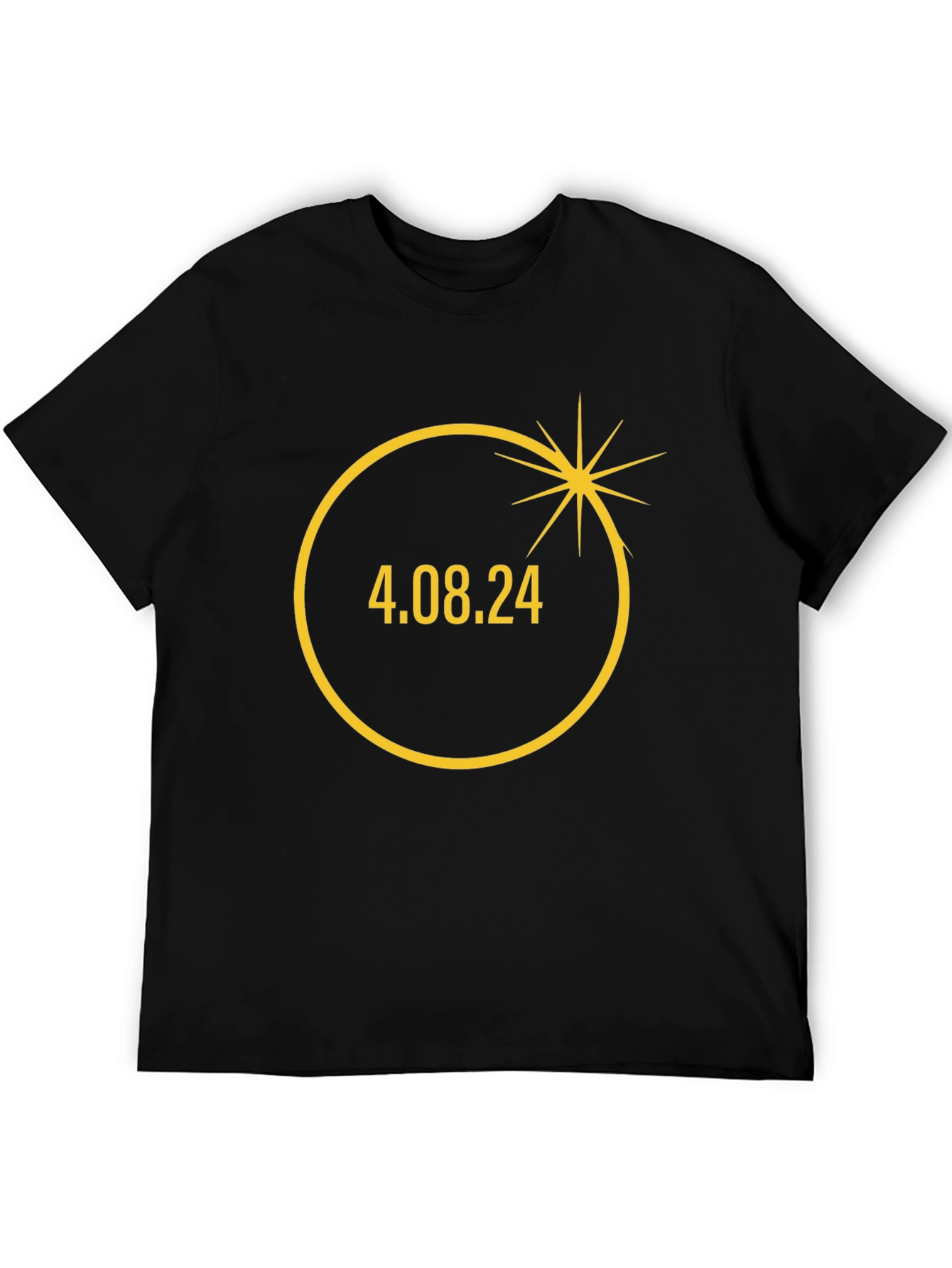Eclipse Date Tee - 4.08.24 Solar Event Shirt