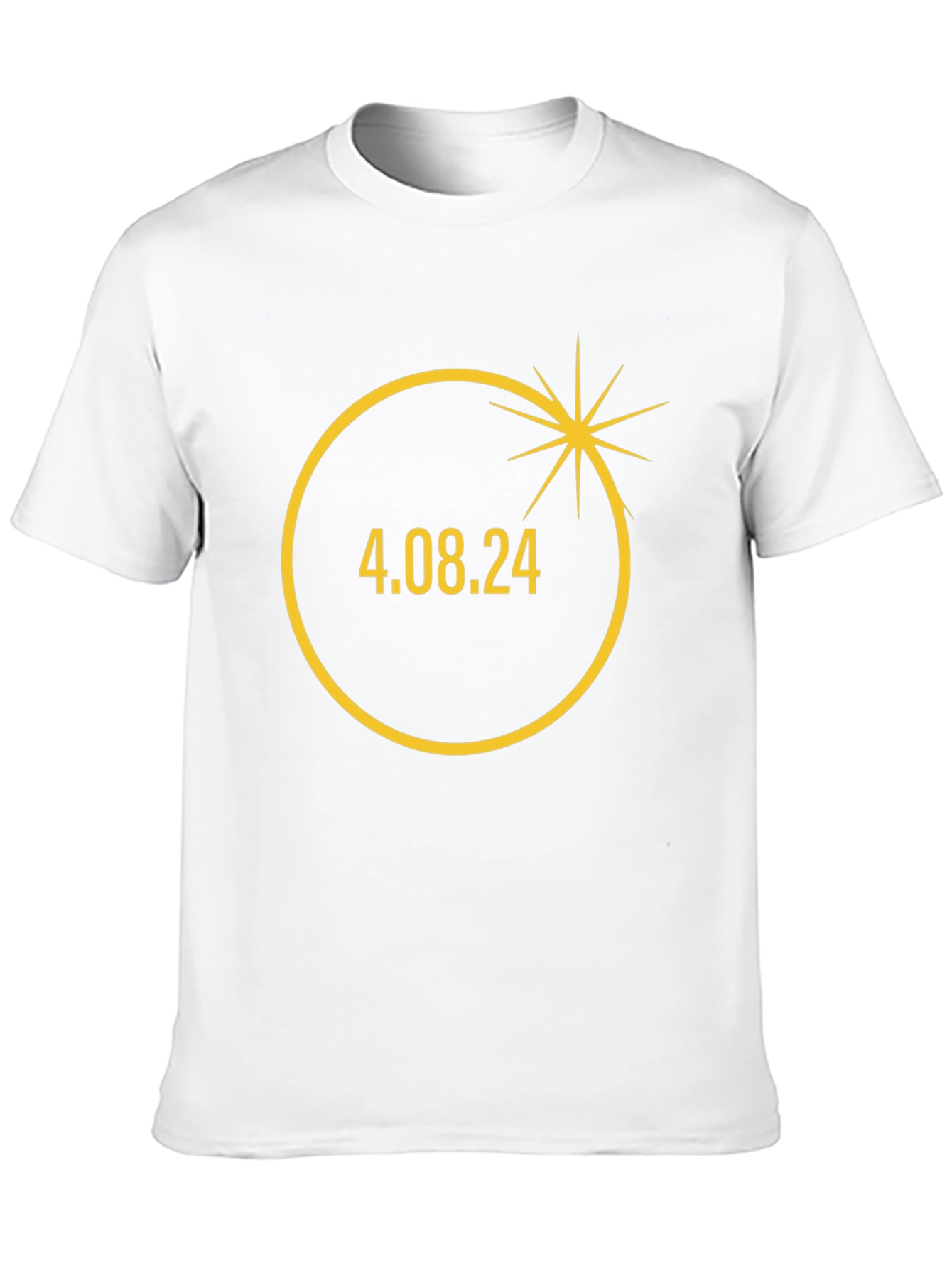 Eclipse Date Tee - 4.08.24 Solar Event Shirt