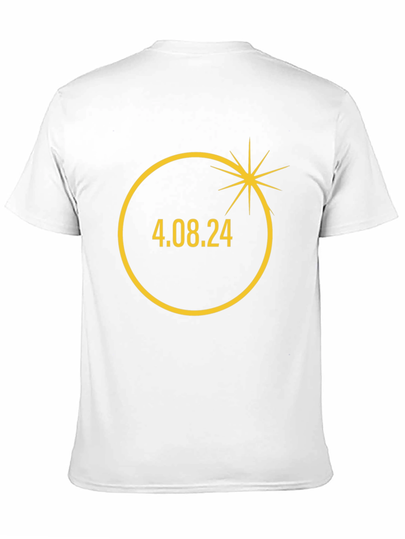 Eclipse Date Tee - 4.08.24 Solar Event Shirt