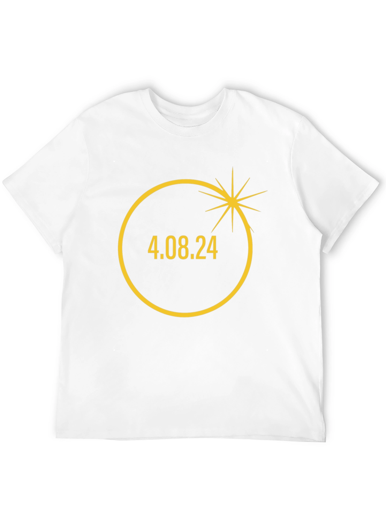 Eclipse Date Tee - 4.08.24 Solar Event Shirt