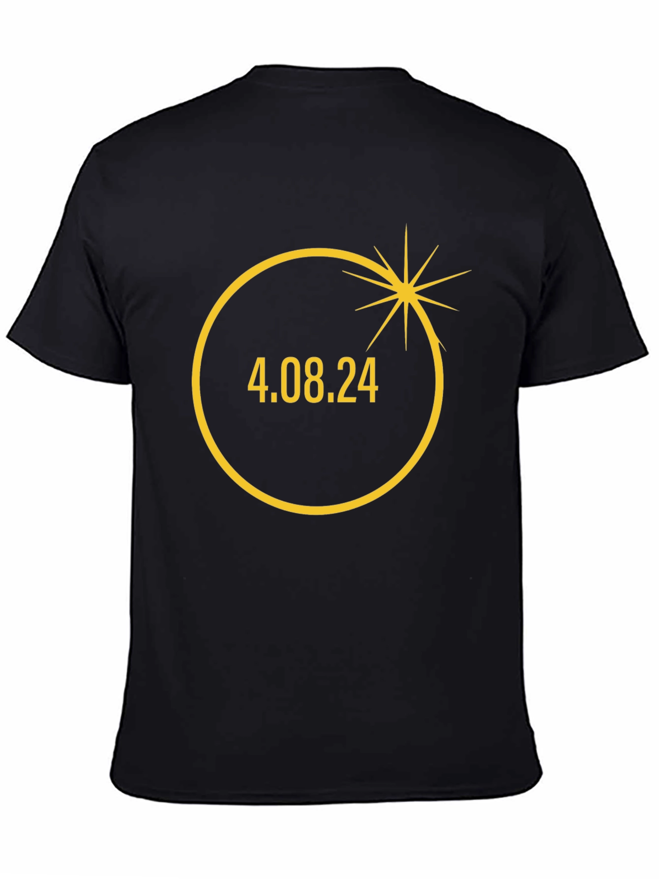 Eclipse Date Tee - 4.08.24 Solar Event Shirt