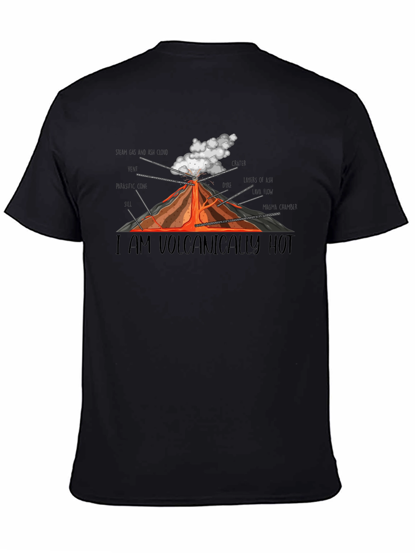 I Am Volcanically Hot Graphic T-Shirt