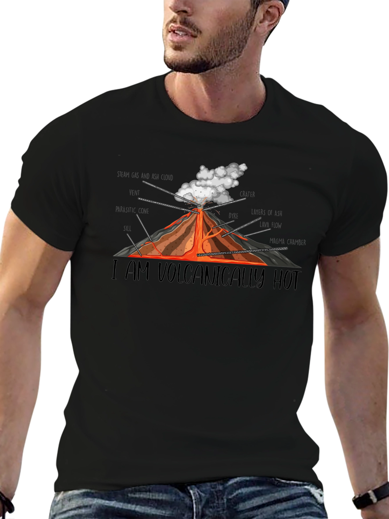 I Am Volcanically Hot Graphic T-Shirt