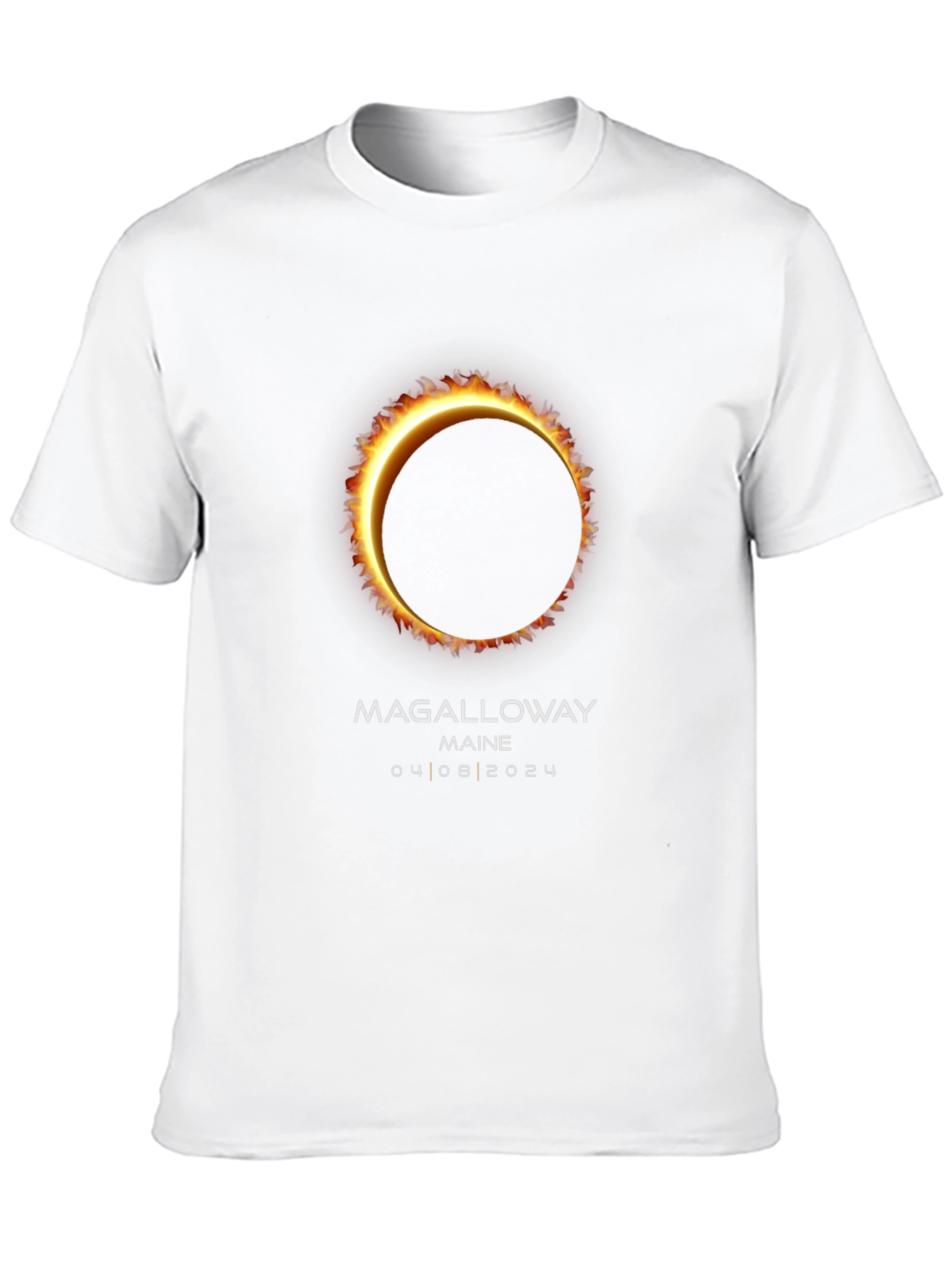 Magalloway Maine Eclipse 04/08/2024 T-Shirt