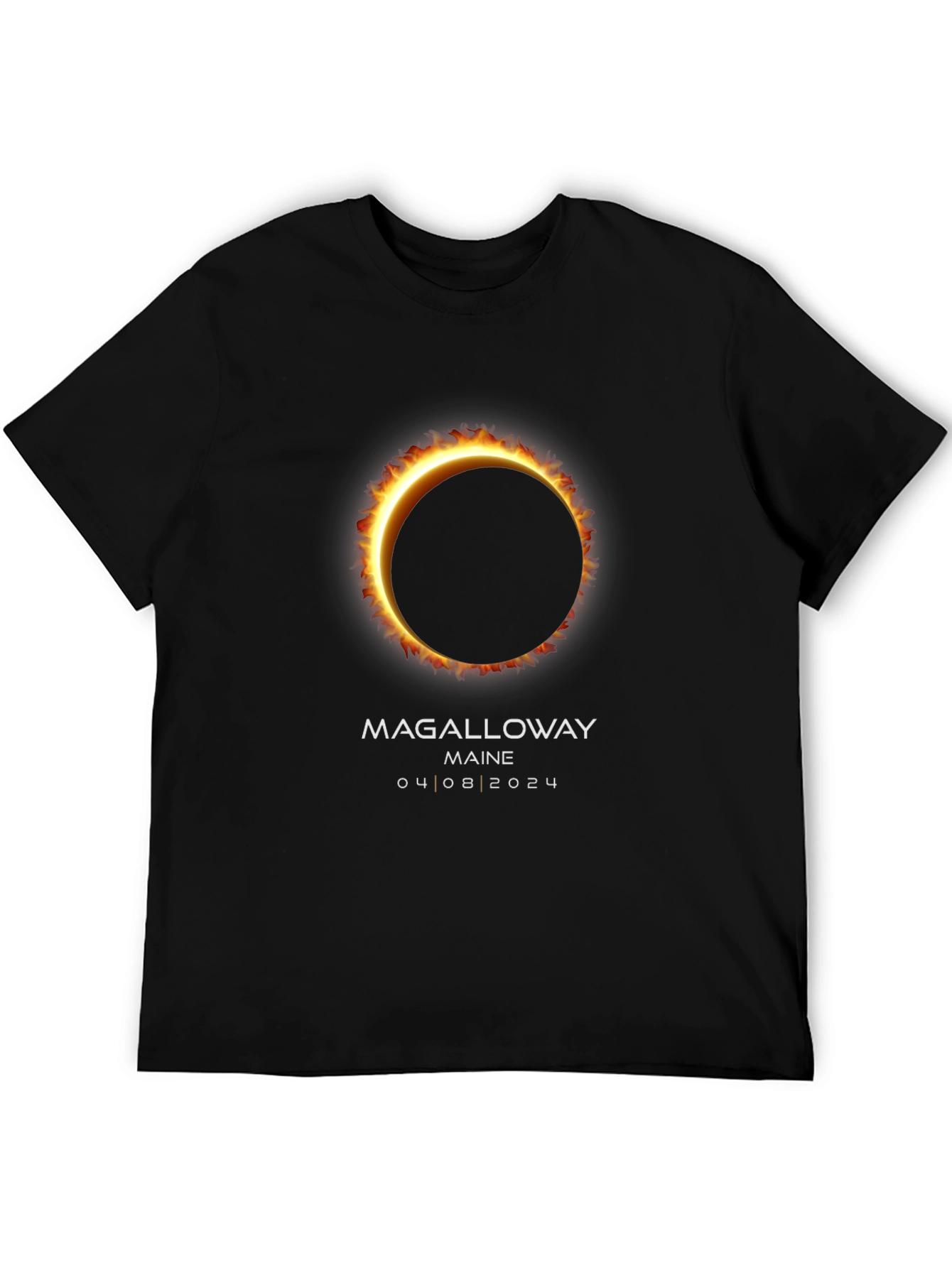 Magalloway Maine Eclipse 04/08/2024 T-Shirt