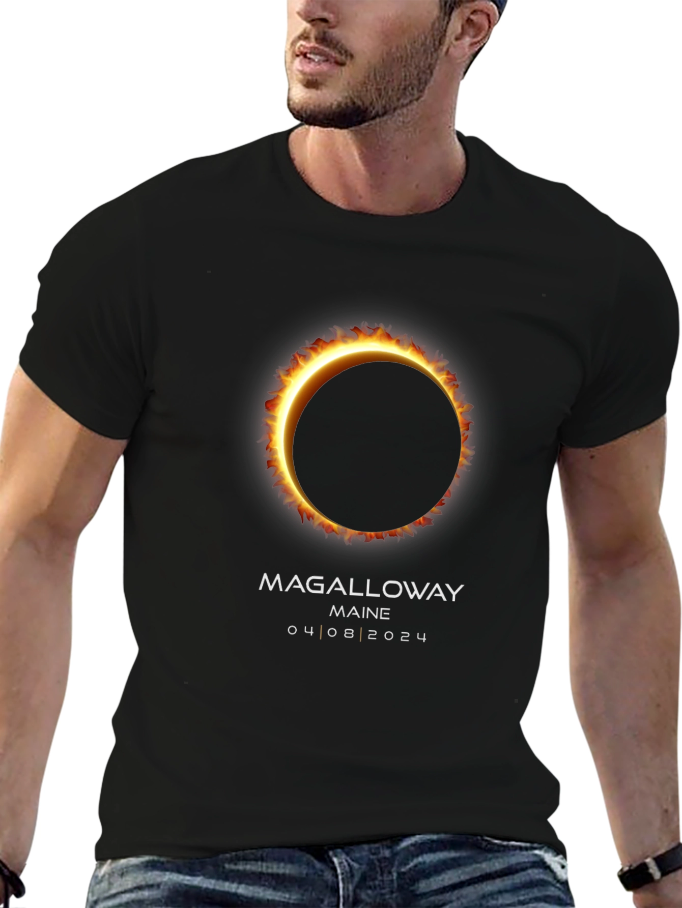 Magalloway Maine Eclipse 04/08/2024 T-Shirt