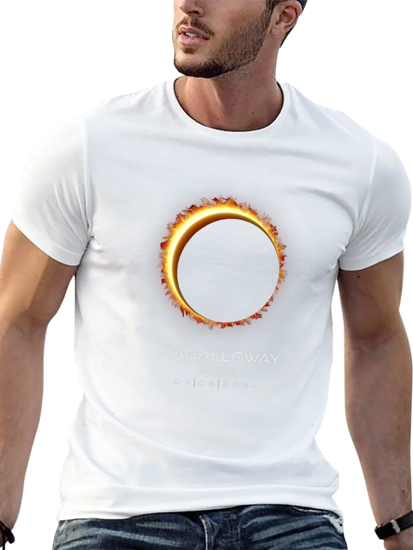 Magalloway Maine Eclipse 04/08/2024 T-Shirt