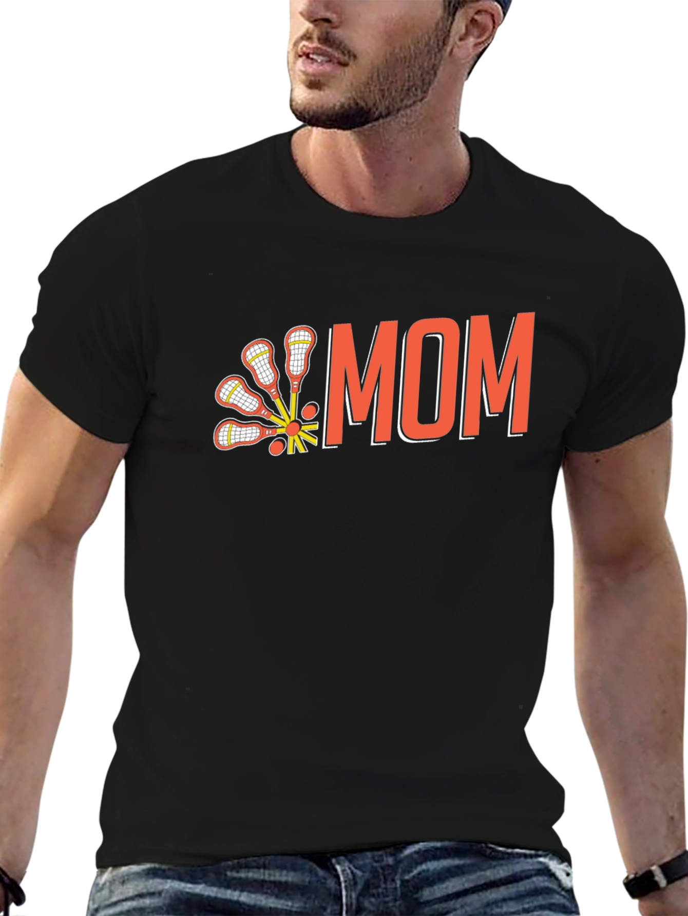 Lacrosse Mom Graphic Tee - Sports Family Pride