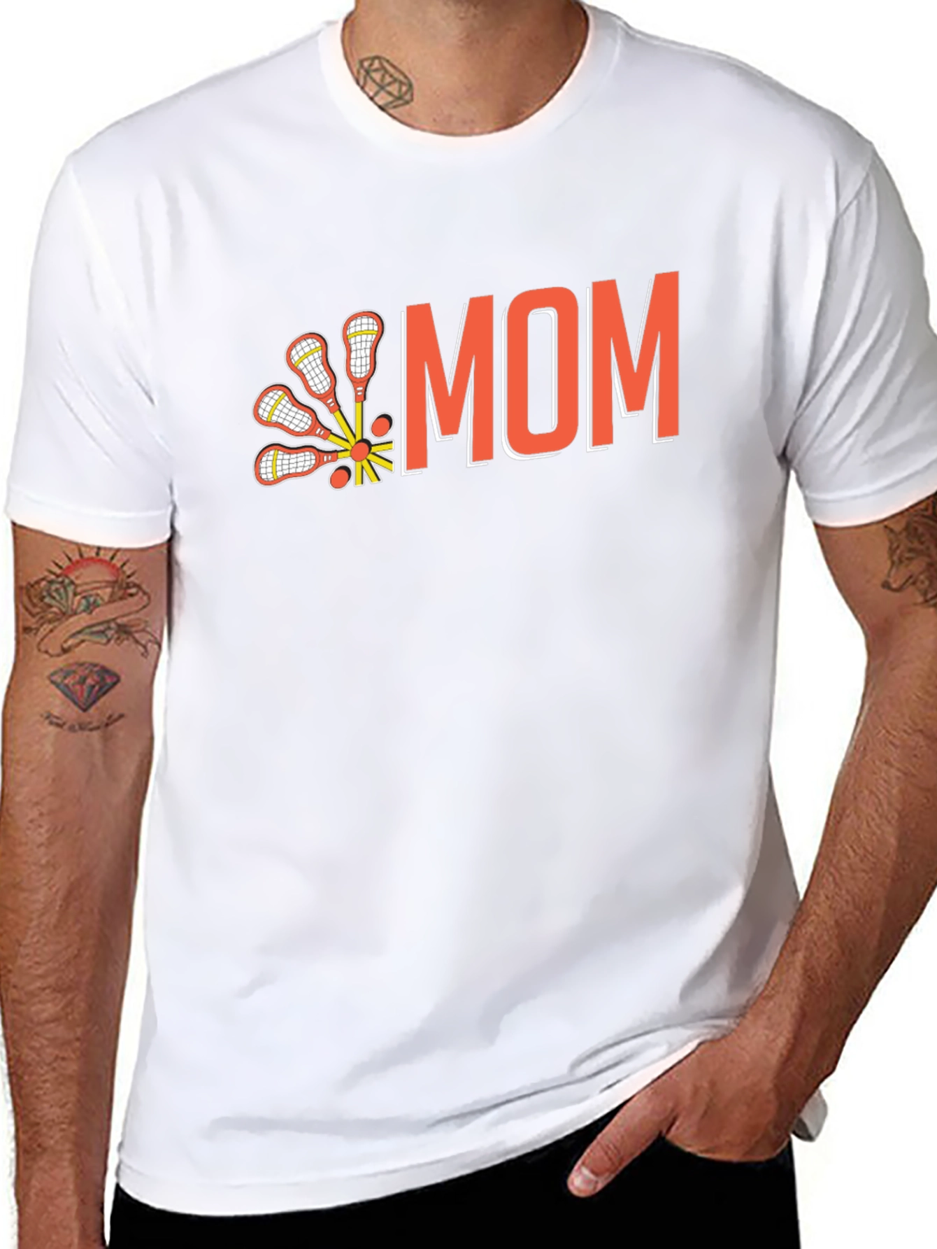 Lacrosse Mom Graphic Tee - Sports Family Pride
